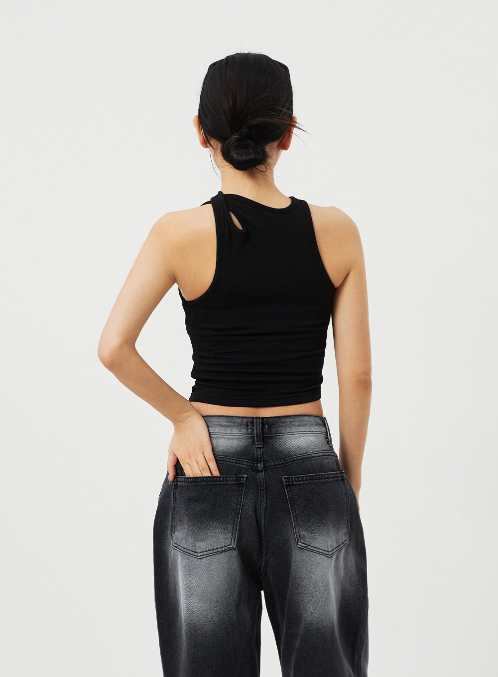 Cut Out Tank Top CF328