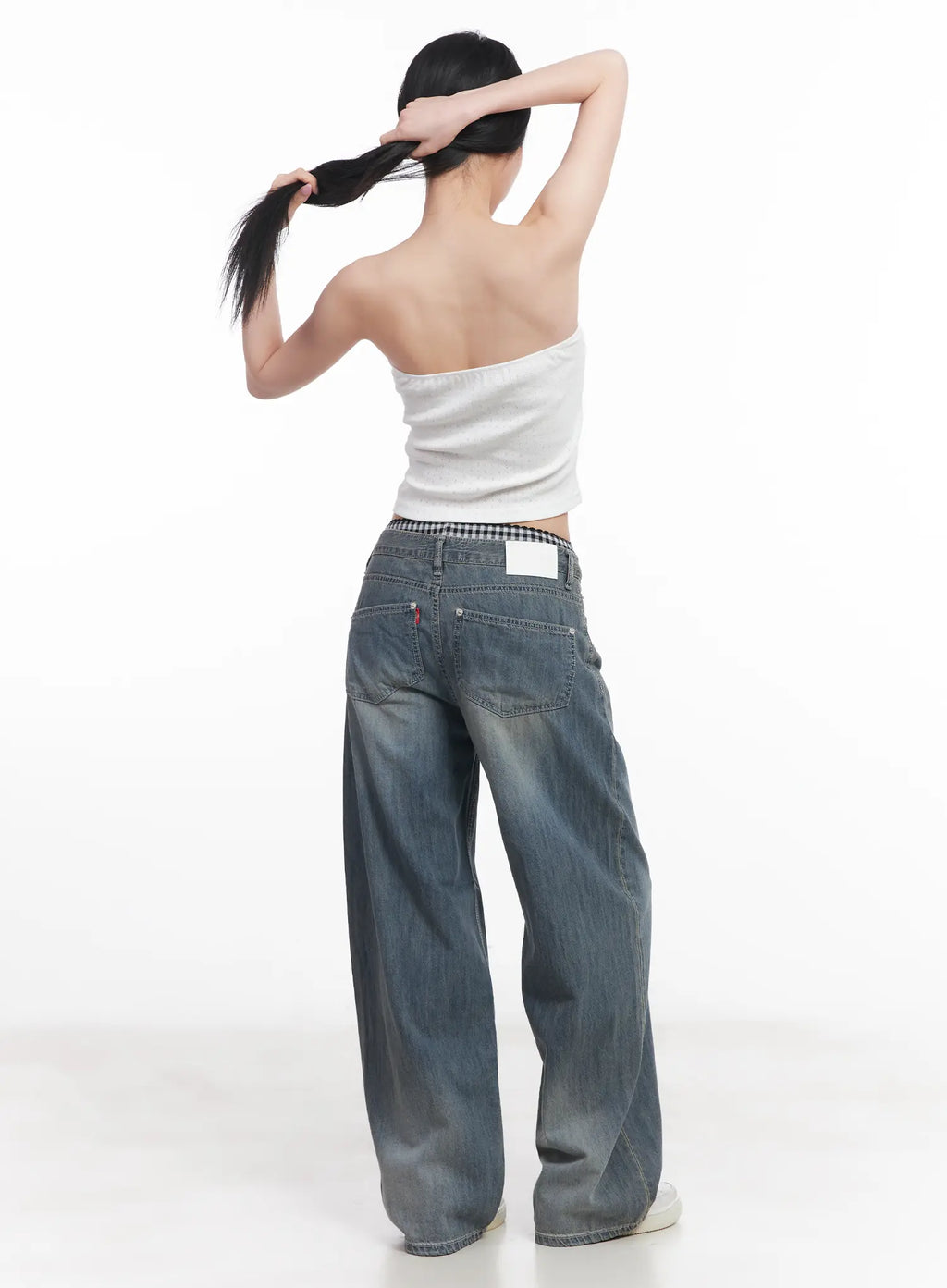 Melani Low-Waist Wide-Leg Jeans CU510