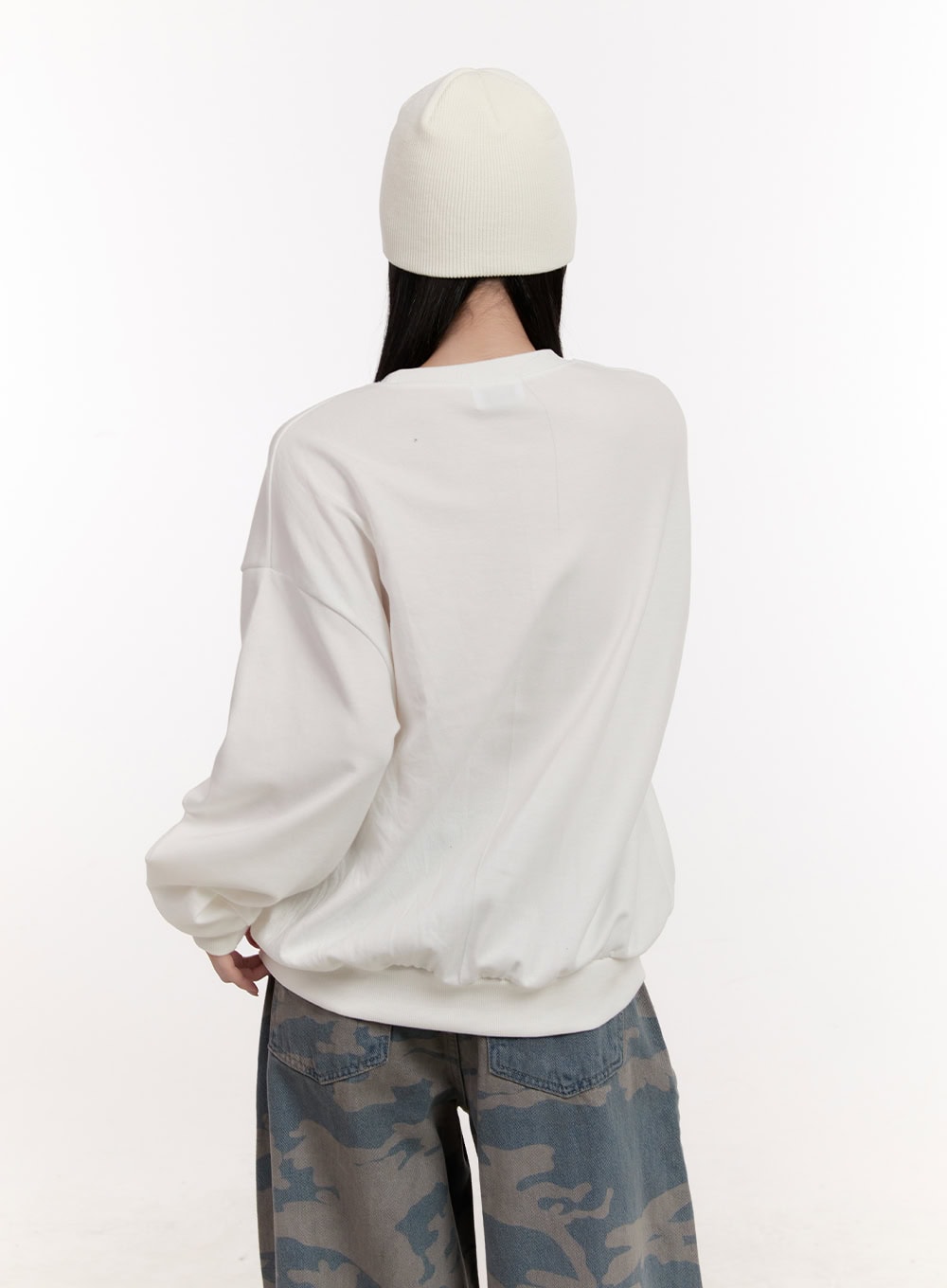 Graphic Loose-Fit Sweatshirt CJ529