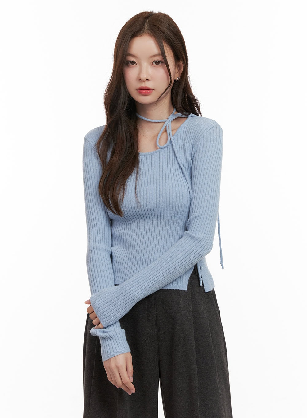Slim Fit Long Sleeve Sweater OD403