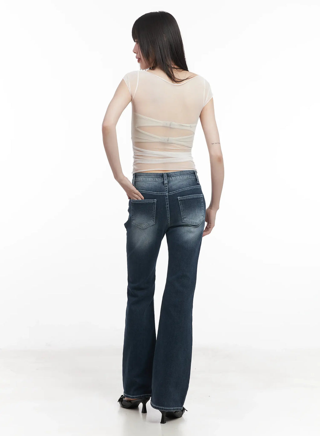 Sheer Chic Crop Tee CU518