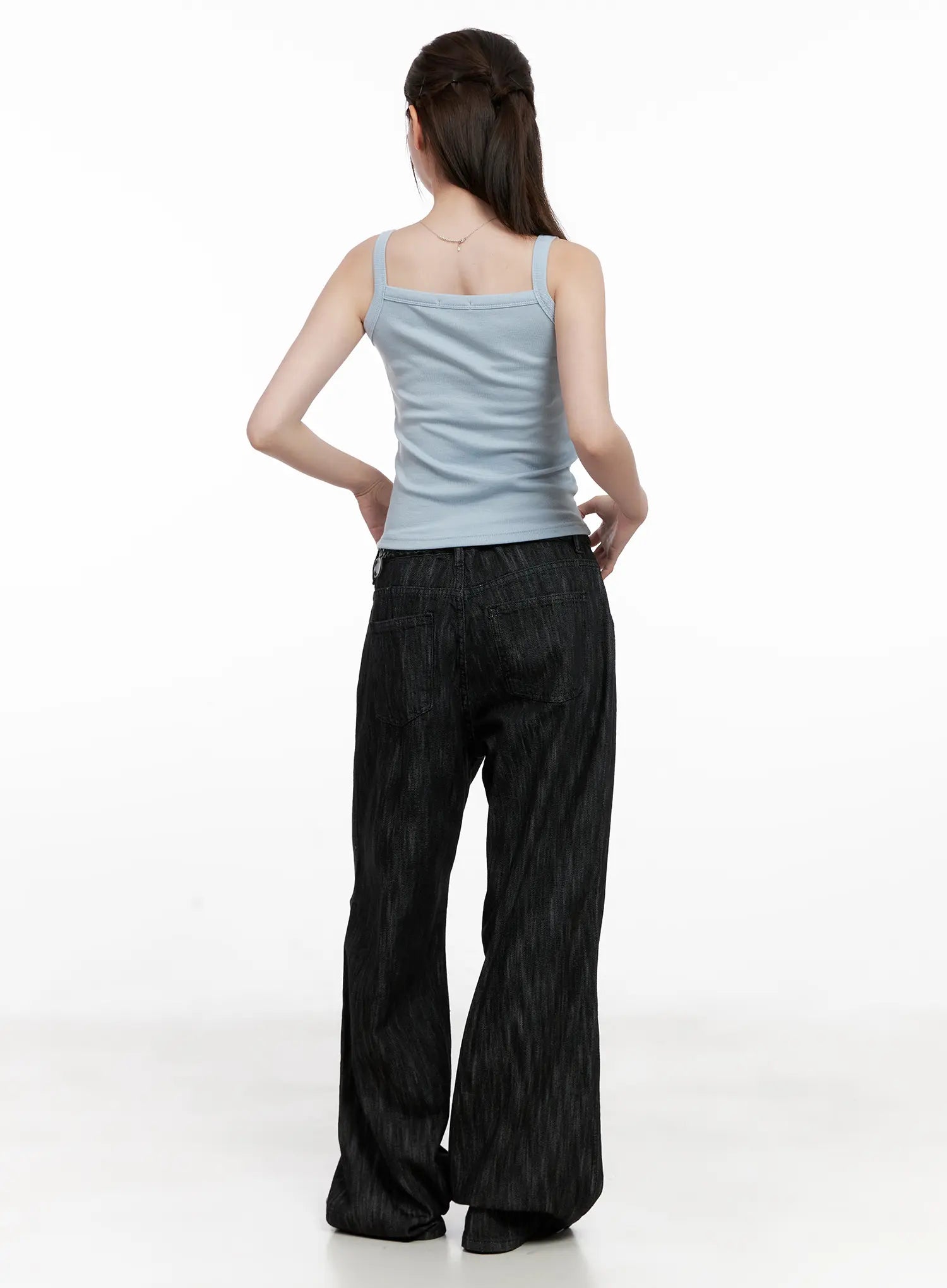 Ribbed Sleeveless Top CL523