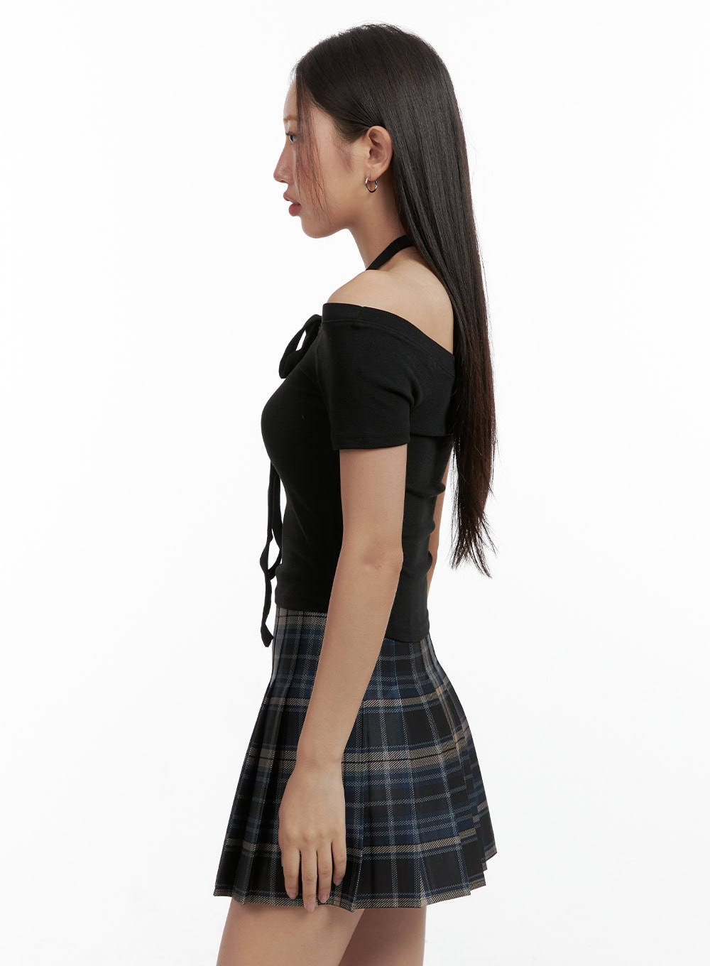 Off Shoulder Strap Halter Top OL401