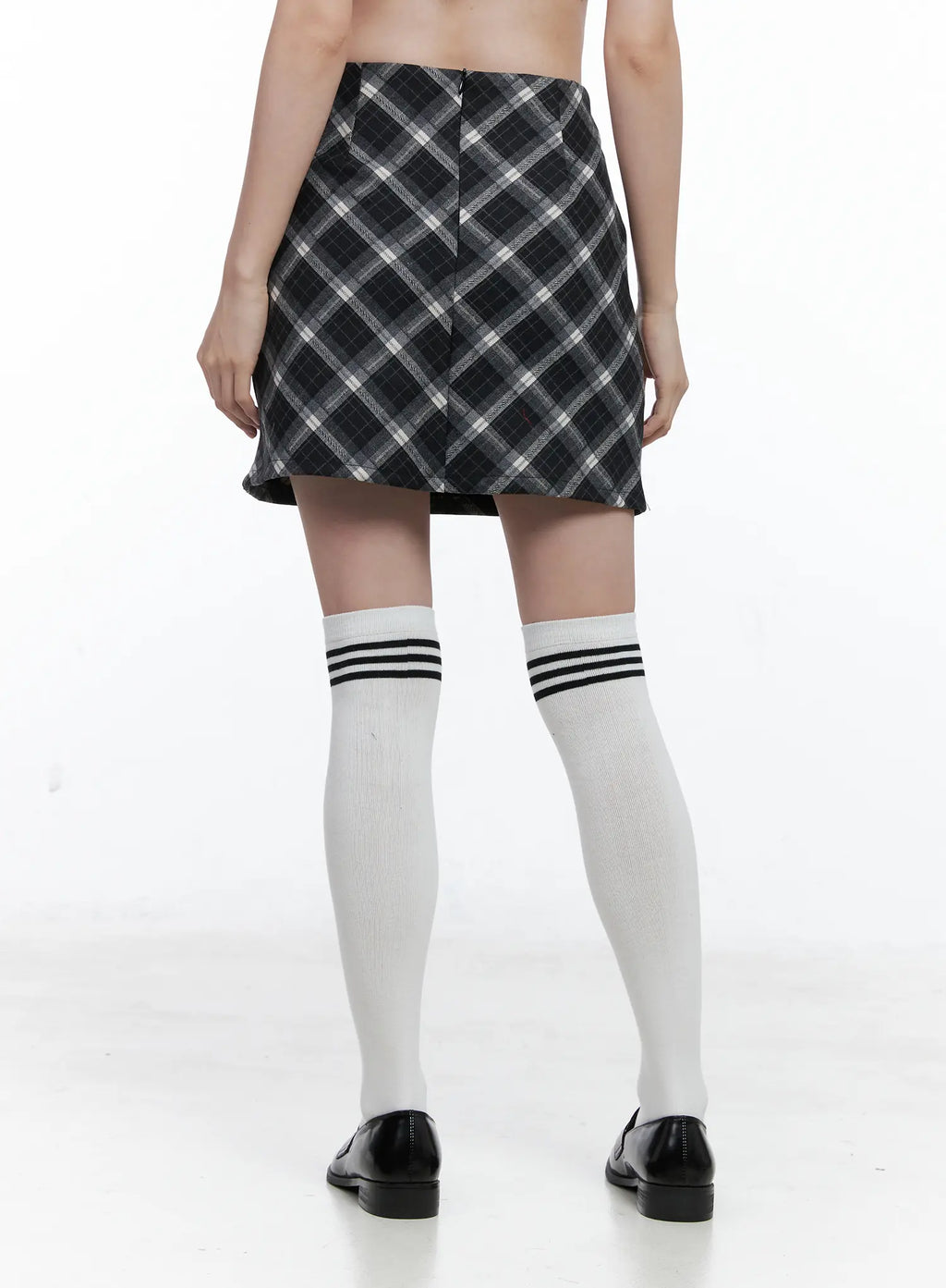 Plaid A-Line Mini Skirt CO506