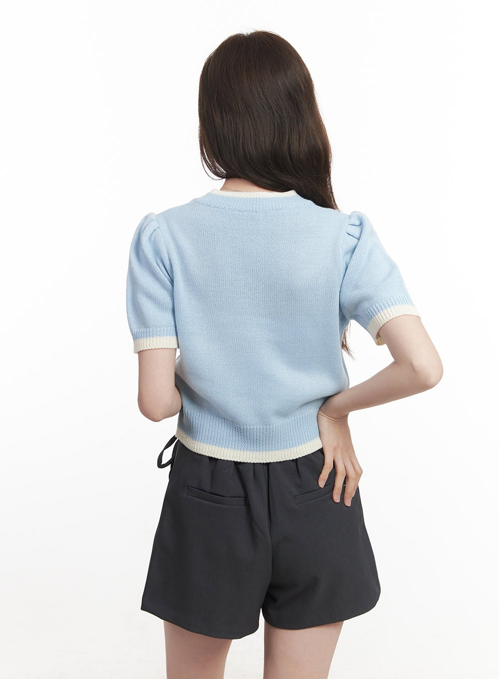 Cozy Half-Sleeve Sweater CA502