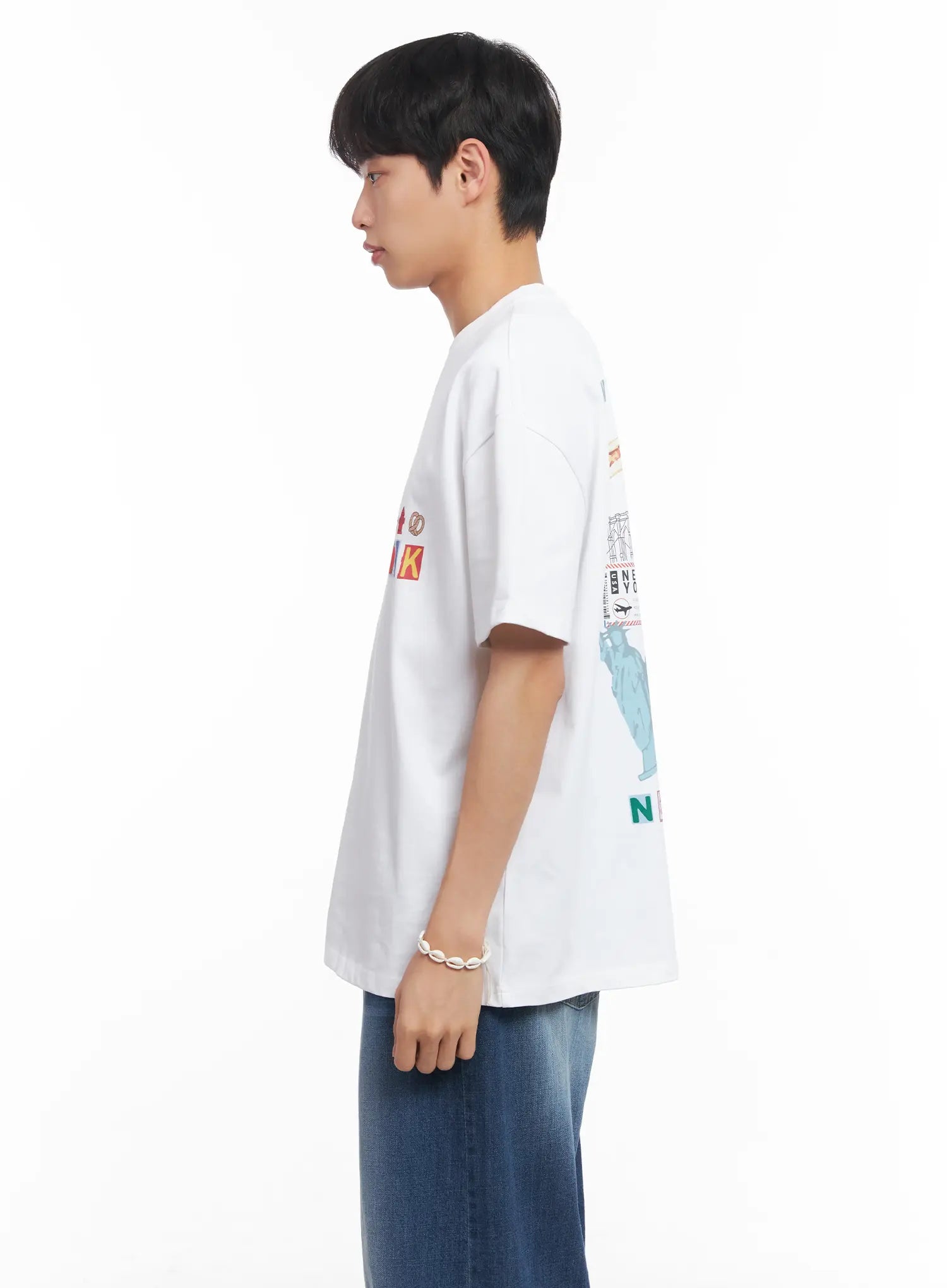 Men's New York Graphic T-Shirt IU519