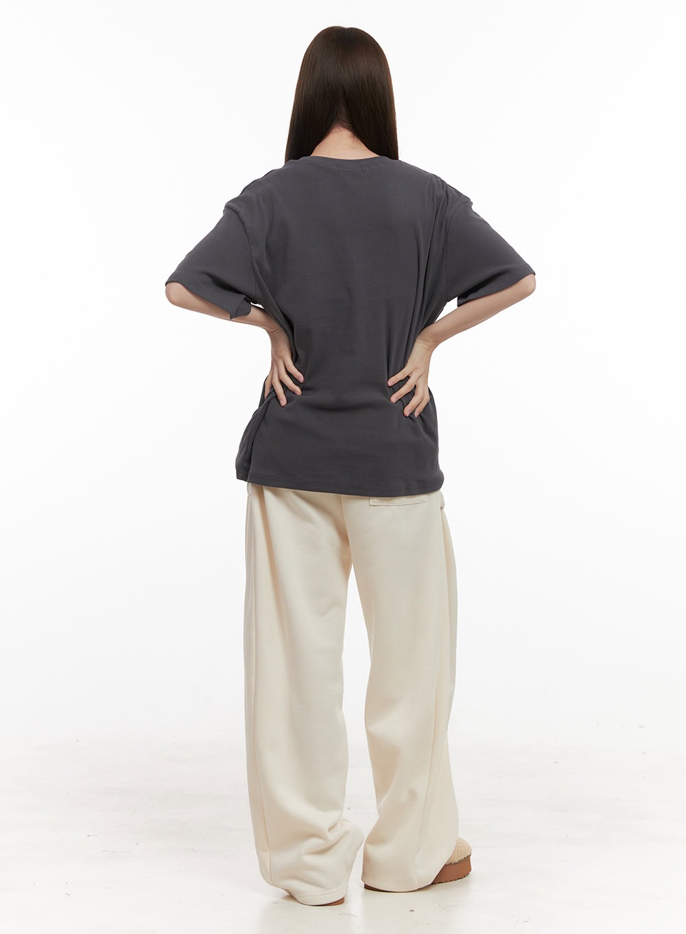 Chic Button Detail Sweatpants OD412