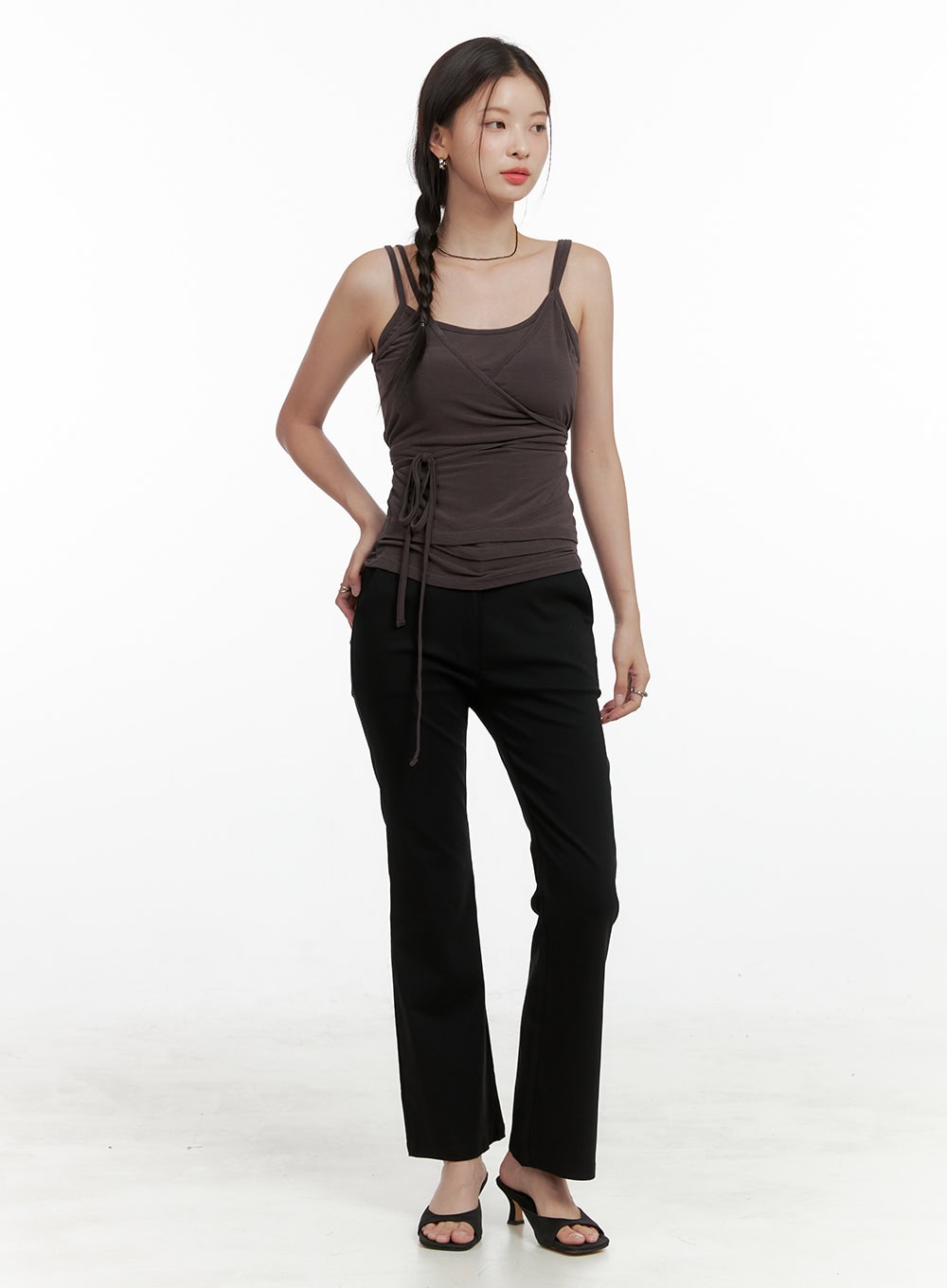 Slim Bootcut Basic Pants OL411