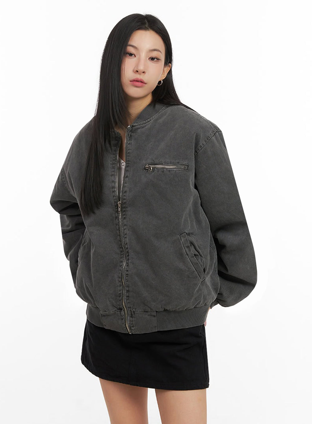 Urban Oversized Bomber Jacket ID431