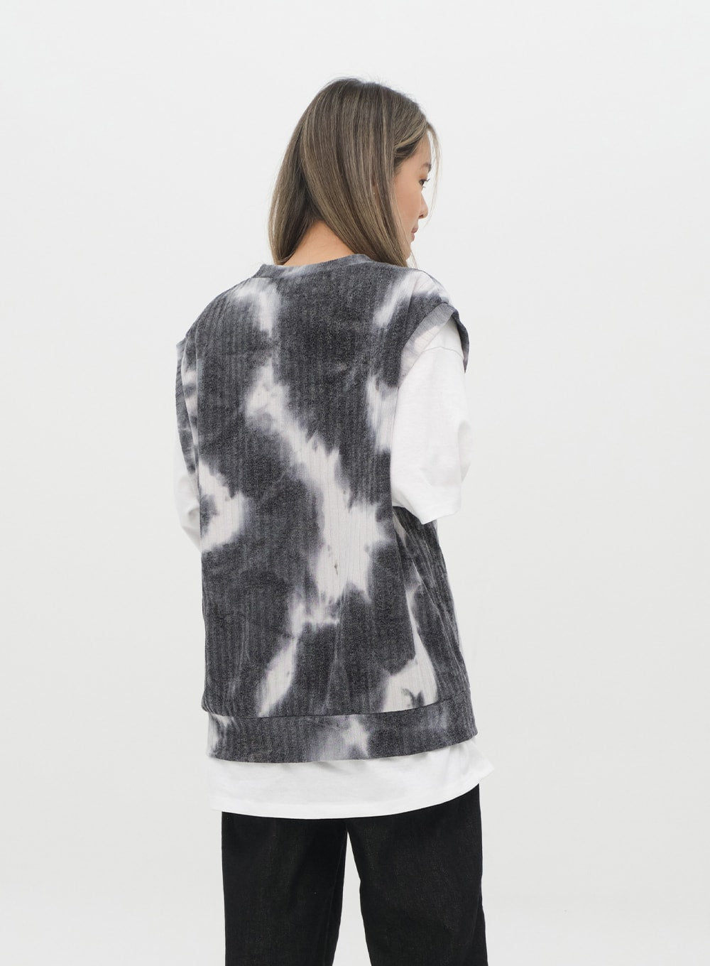 Tie Dye Relaxed Fit Vest C2001