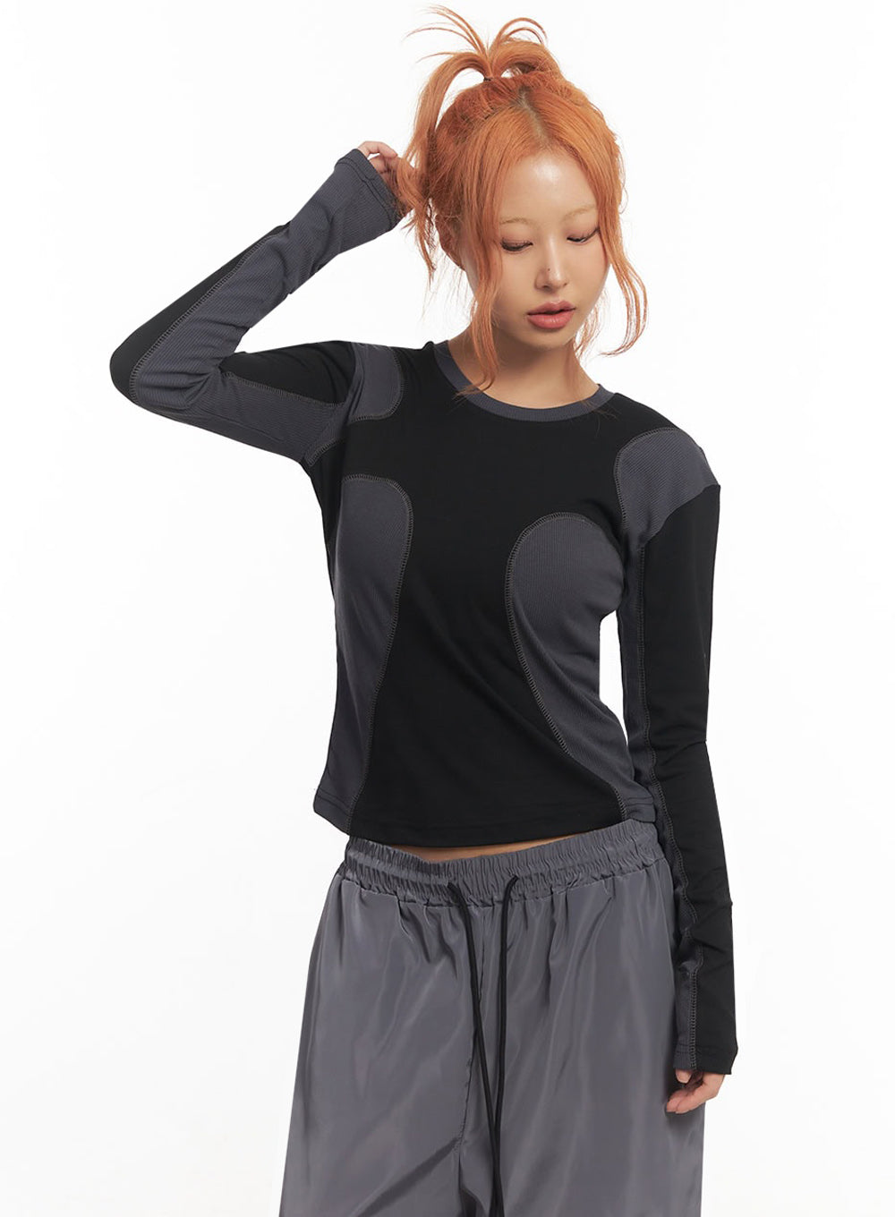 Urban Stitch Long-Sleeve Top IA517