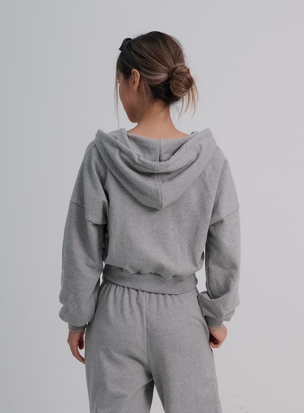Lewkin Soft Basic Two Way Hoodie Zip Up C1210