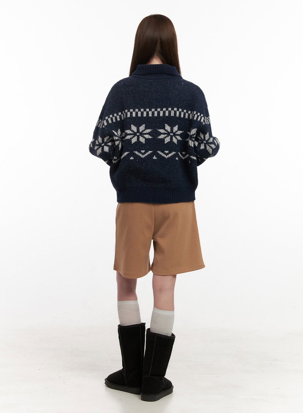 Pintuck Solid Half Pants OD418