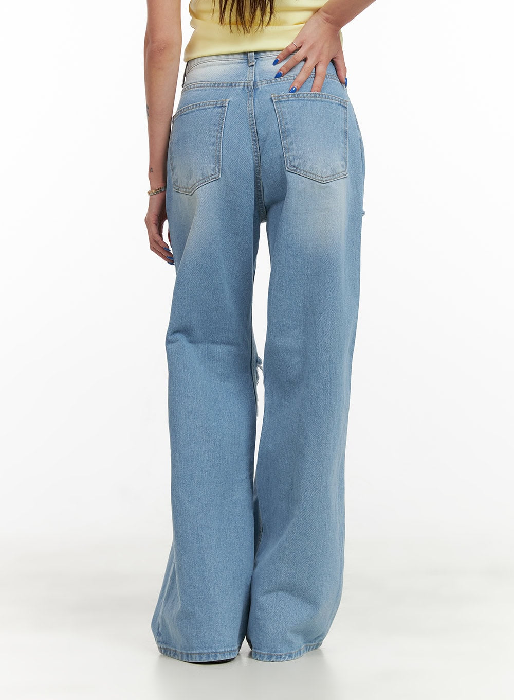 Ripped Baggy Jeans CY431