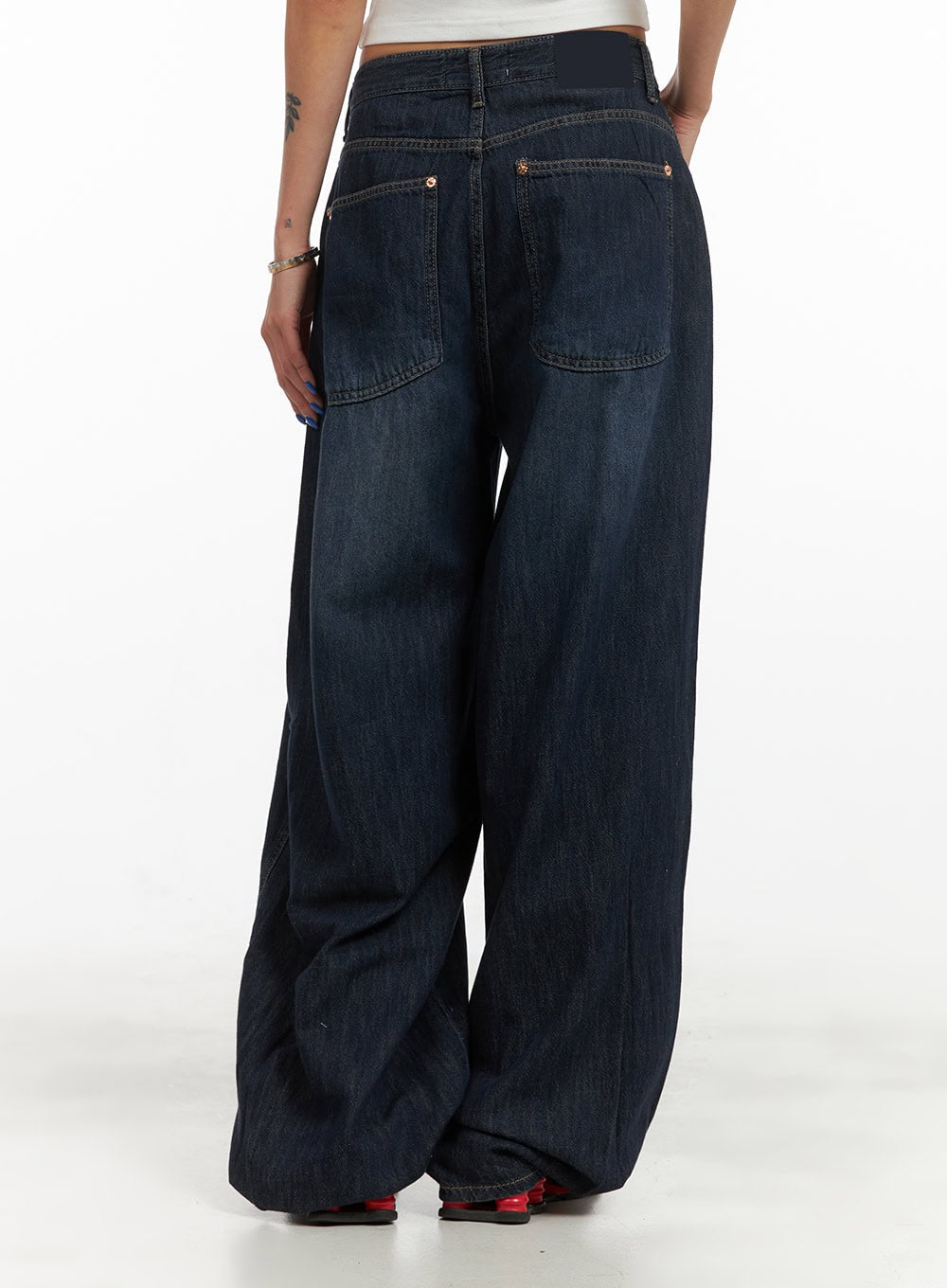 Wide Fit Baggy Jeans CY423