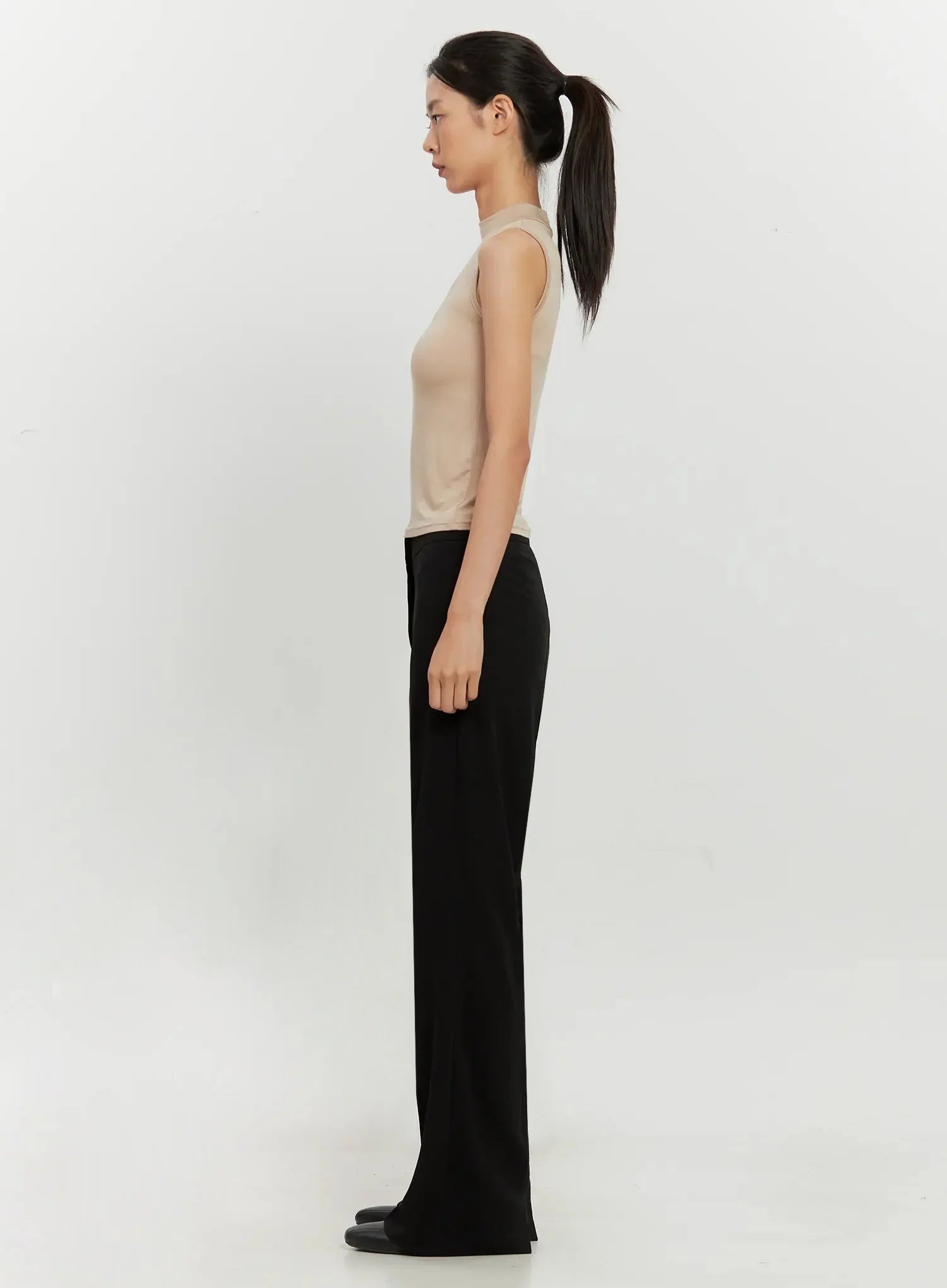 High-Waist Flare Trousers IL528