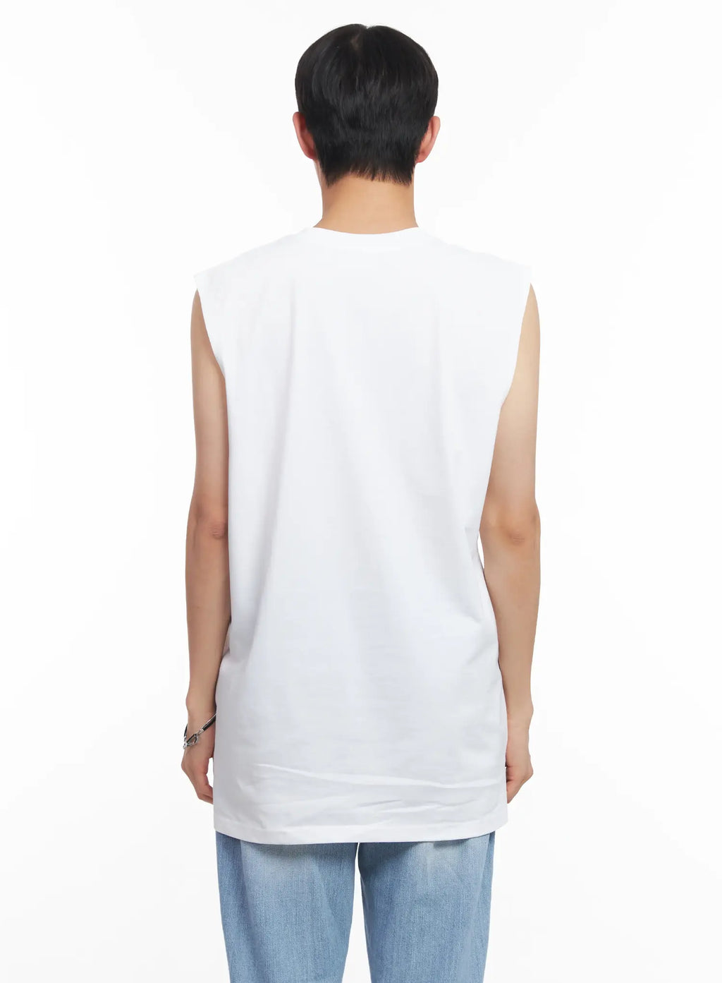 Men's Graphic Sleeveless Shirt IU519