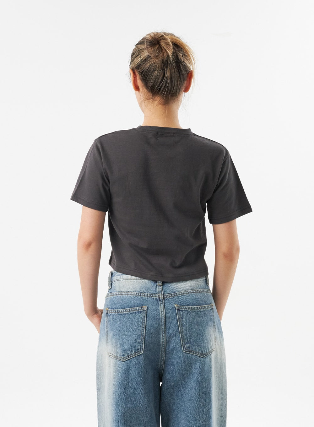 Cropped Crewneck Tee CU302