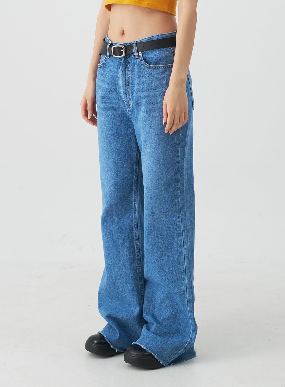 Extra Long Boot-cut Denim Pants CJ03
