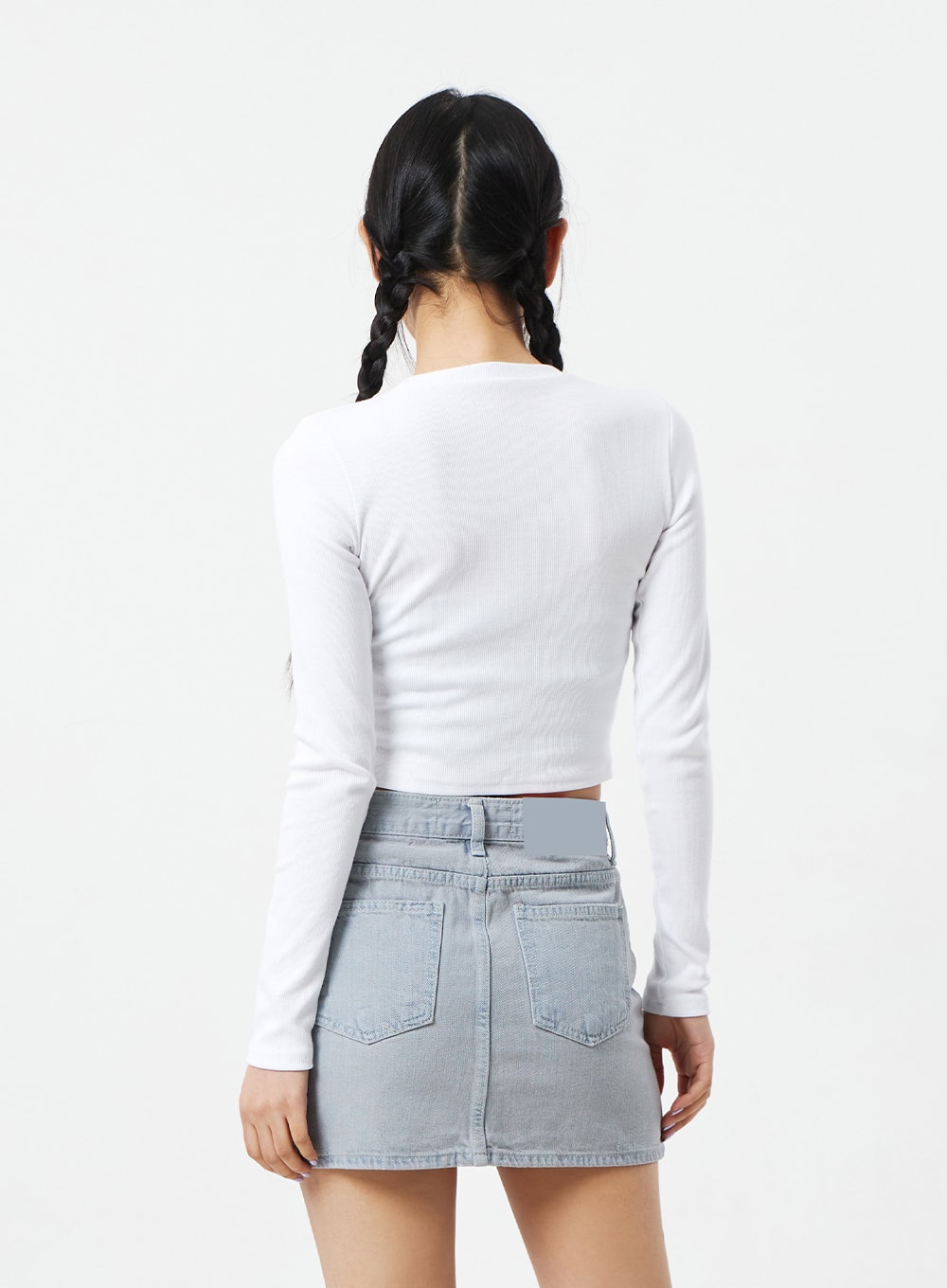 Long Sleeve Cropped Top CM324