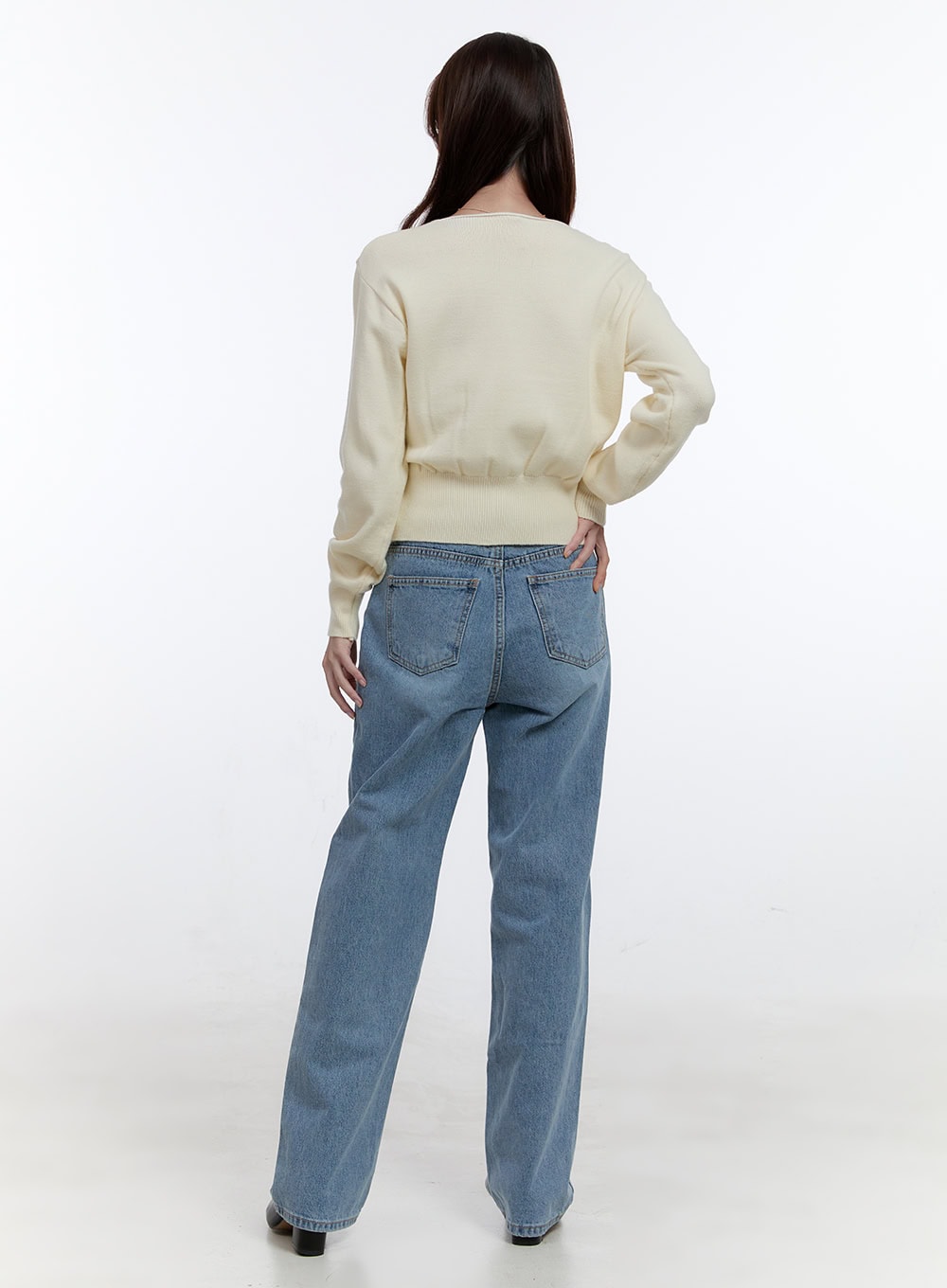 Clara Denim Daze Washed Straight Jeans OO407