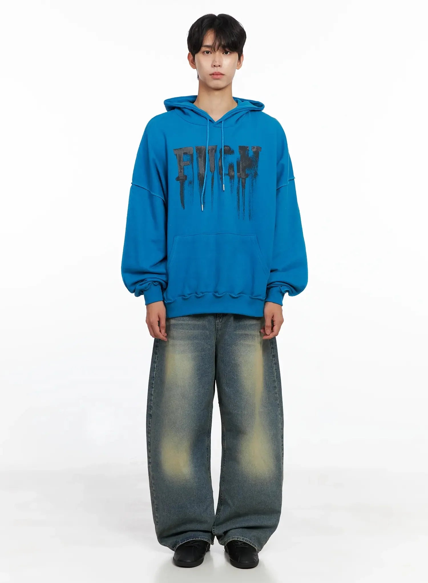 Men's Drip Graphic Hoodie IO516