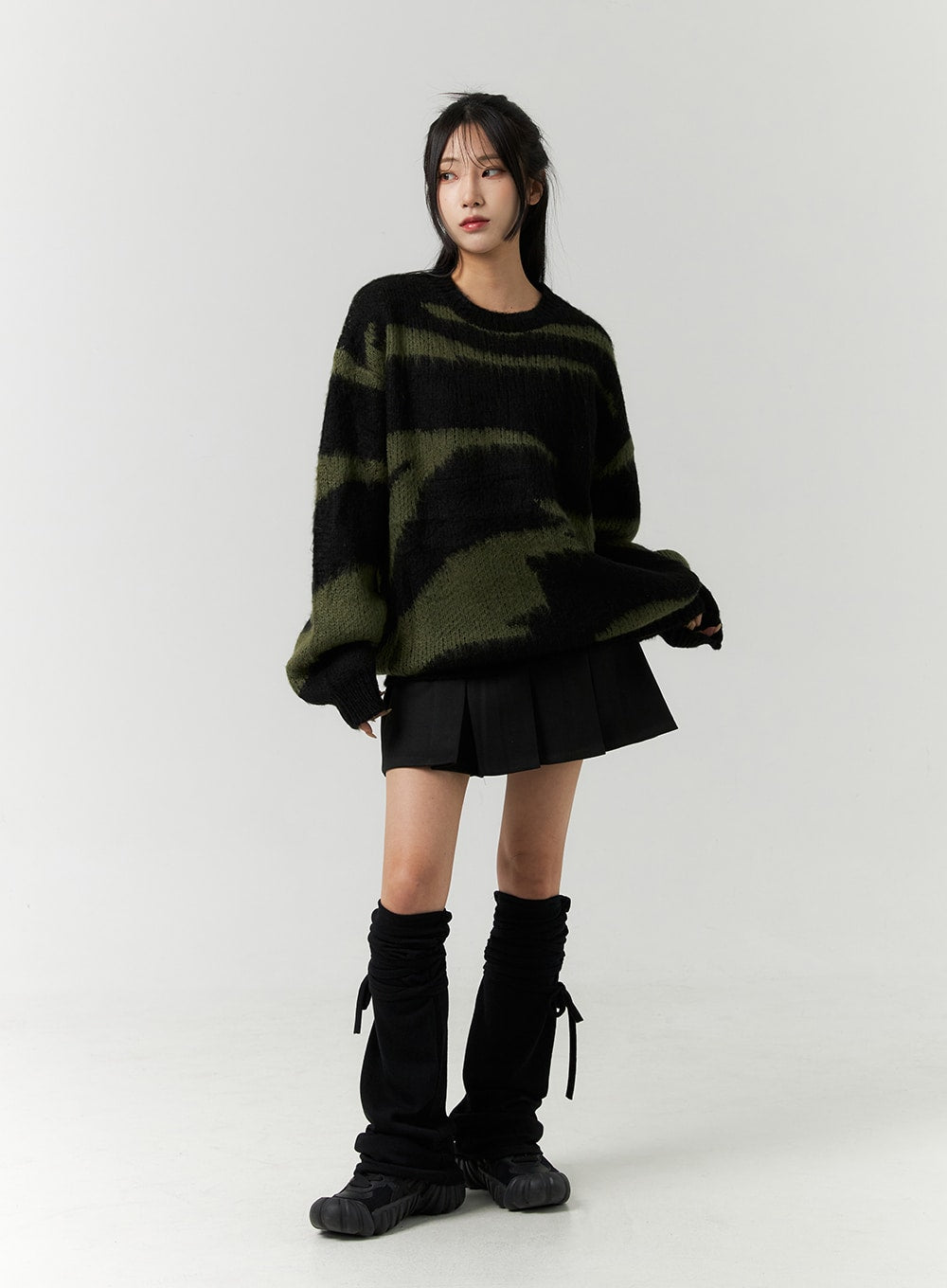 Basic Pleated Mini Skirt CN321