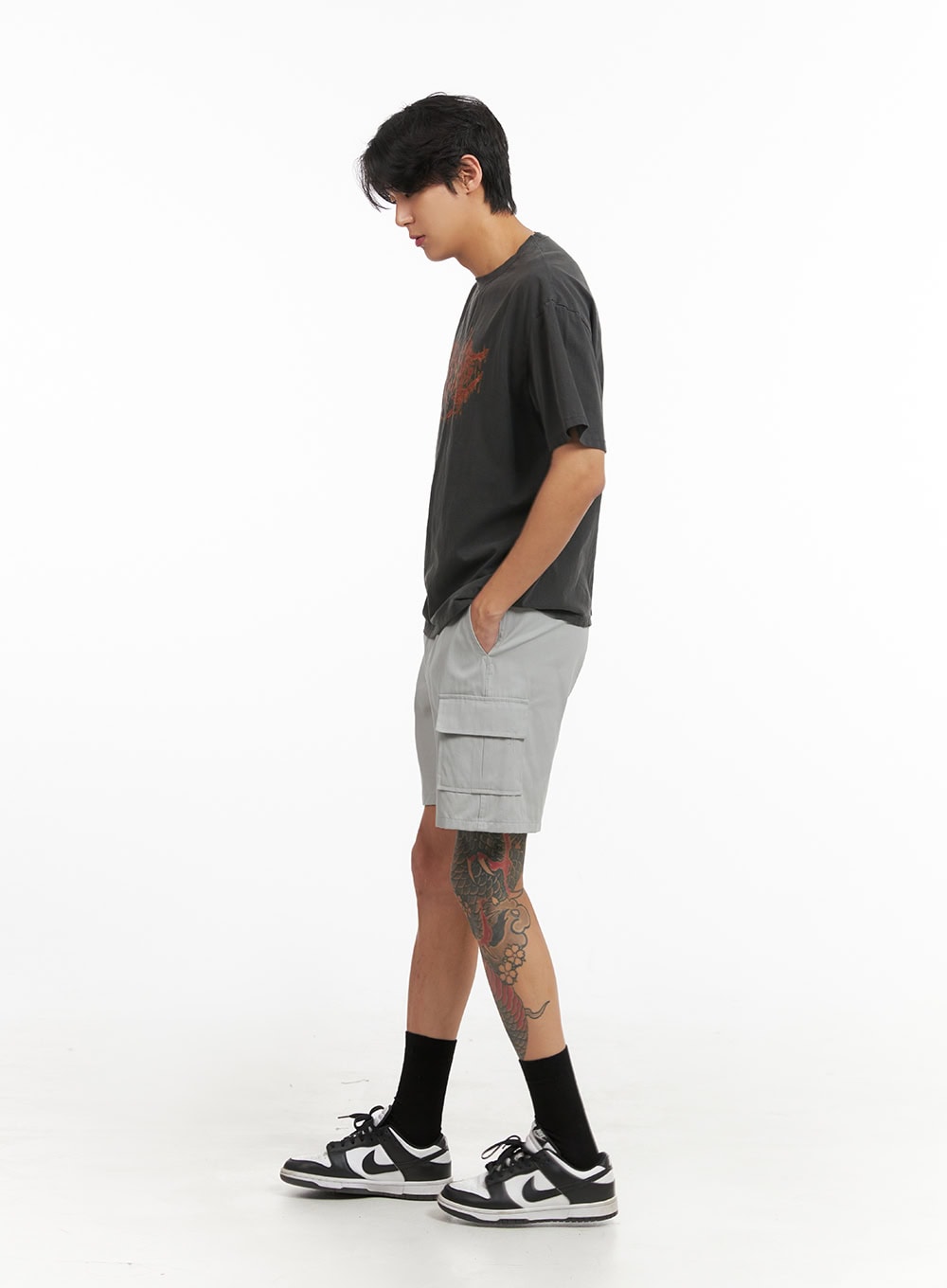 Men's Washed Graphic T-Shirt IY416