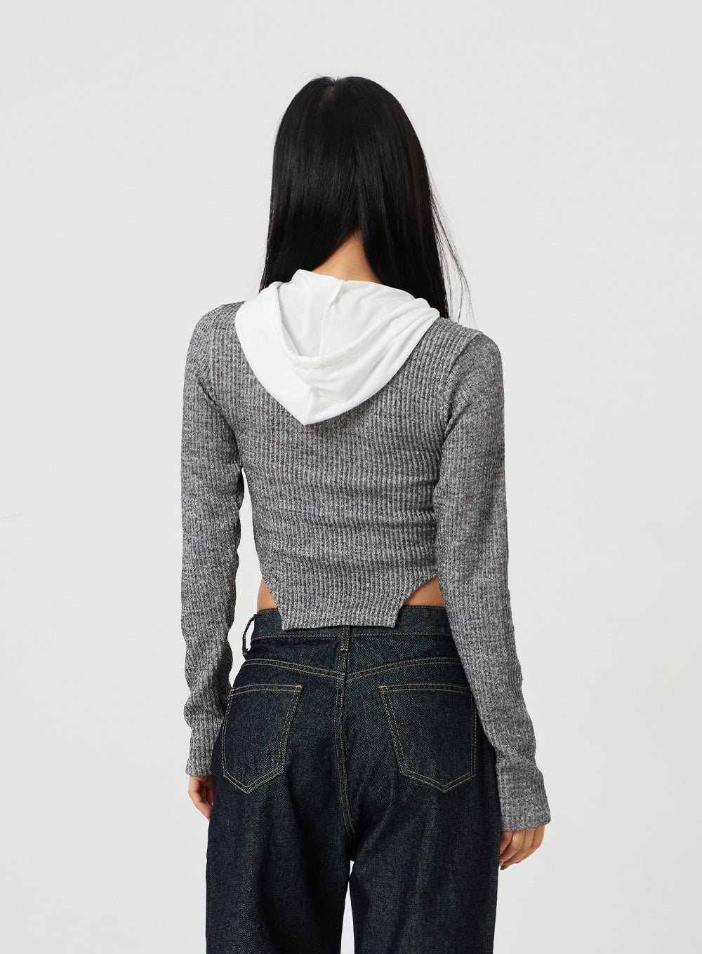 Two Color Zip-Up Hoodie CM302