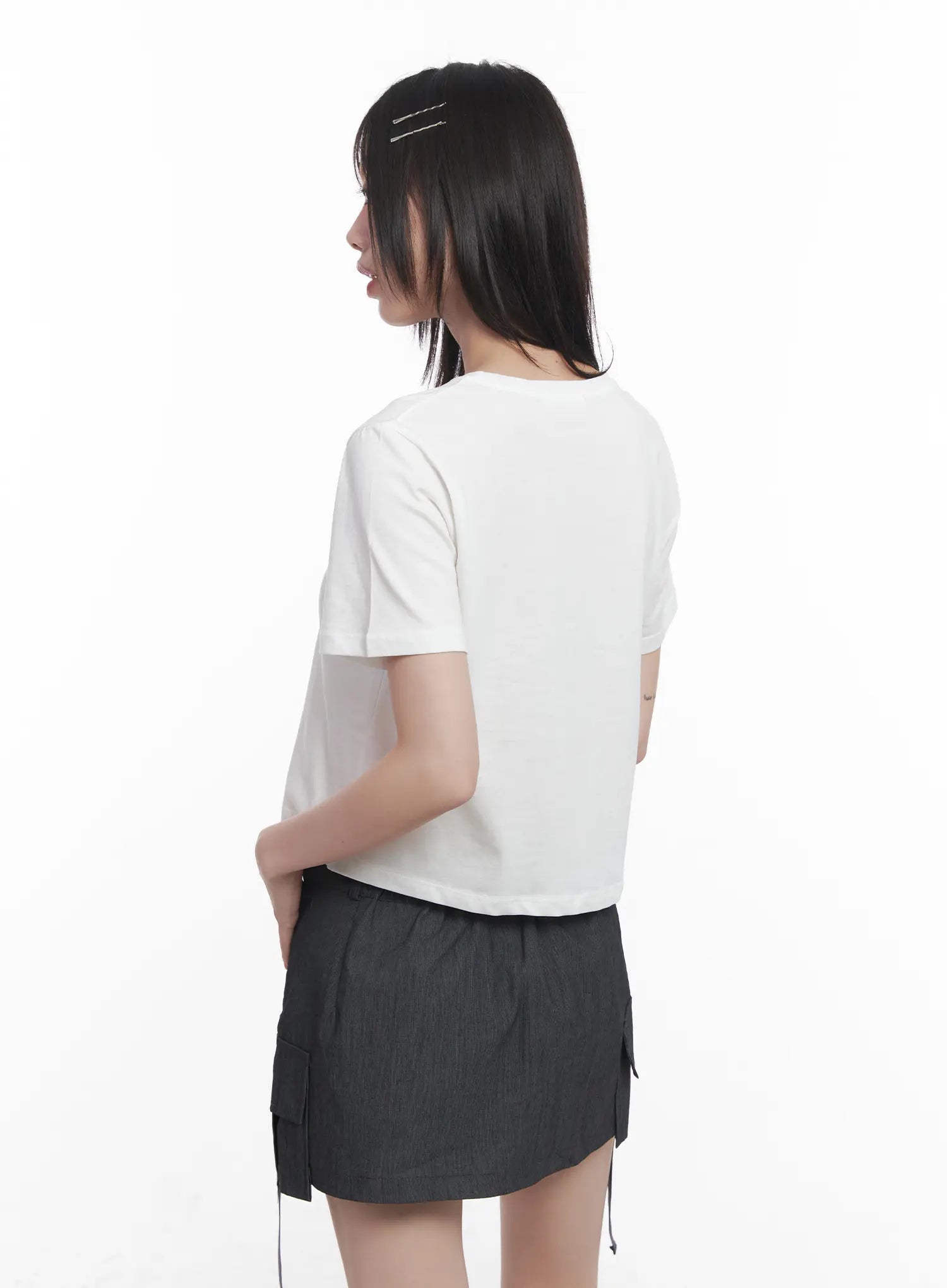 Graphic Crop T-Shirt CU520