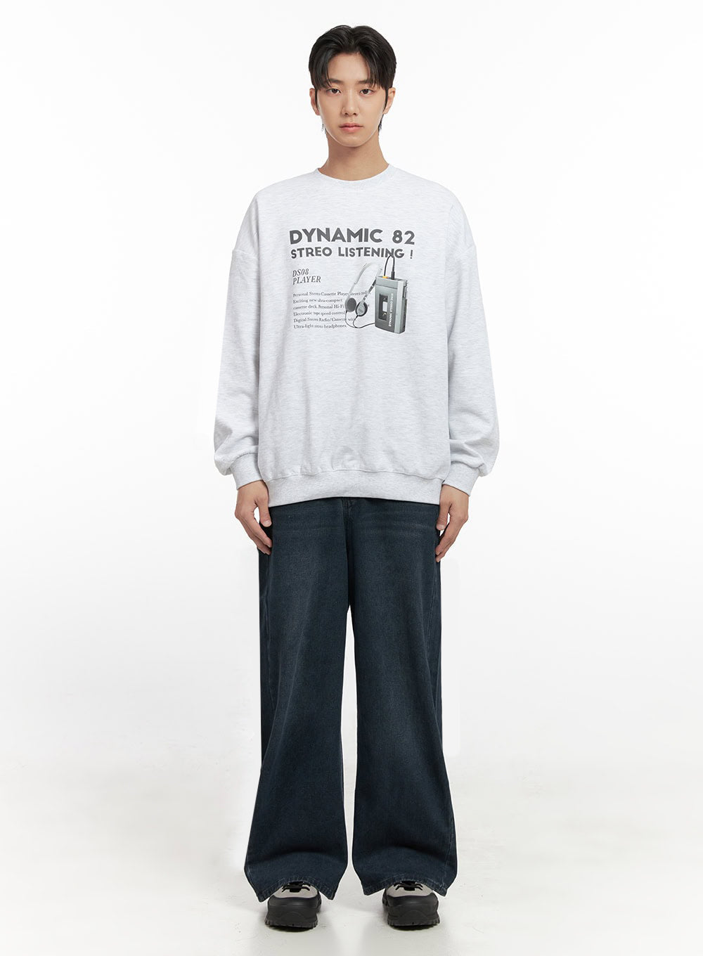 Men's Graphic Cotton Sweatshirt ID406