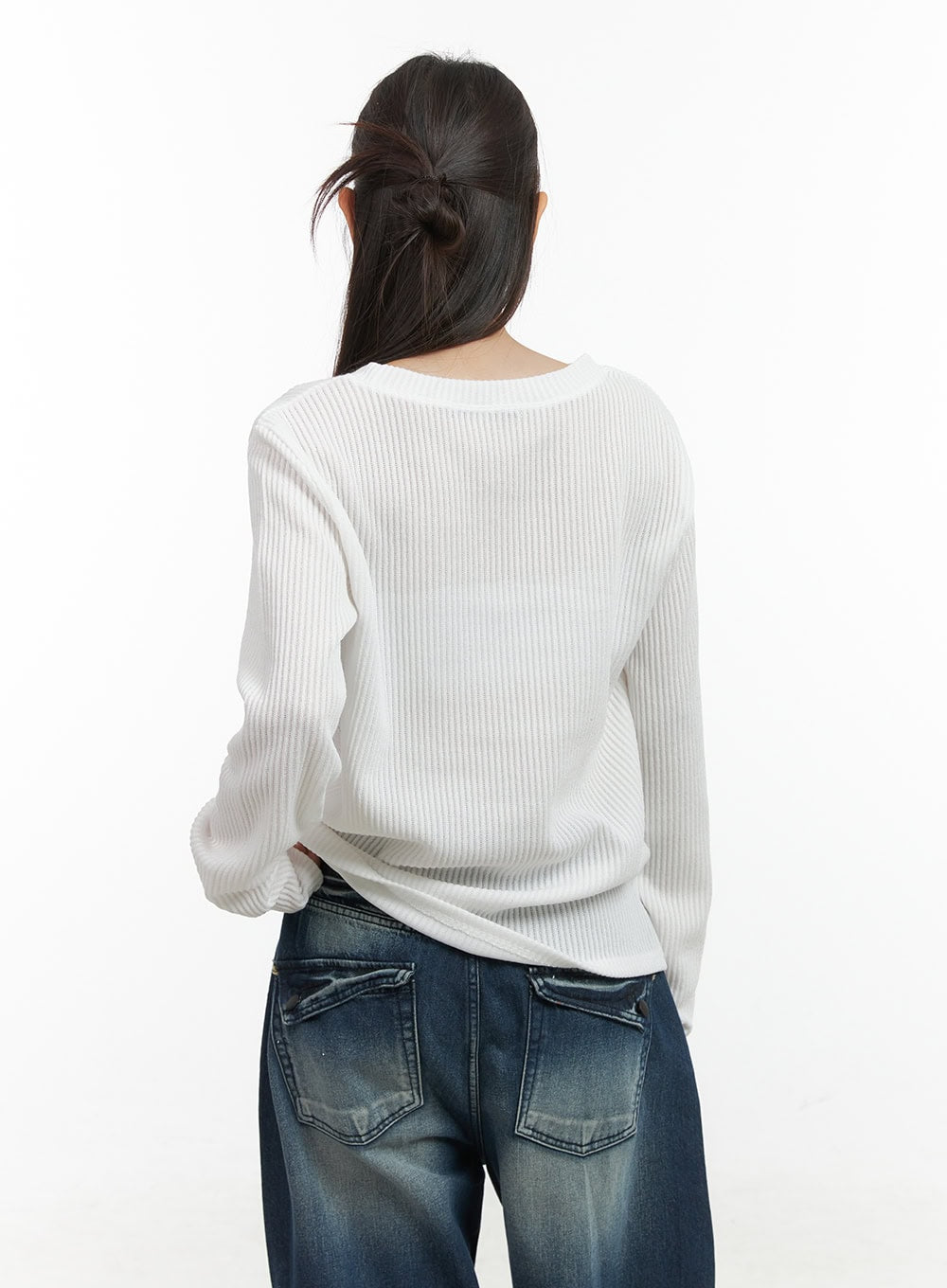 Vintage Print Long Sleeve Shirt CO417