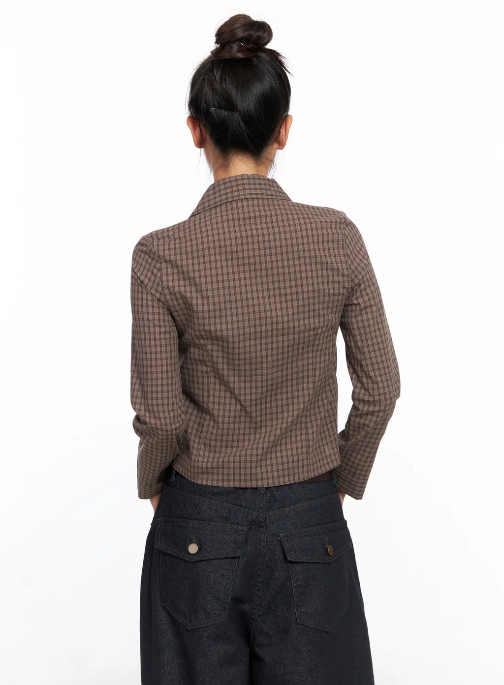 Slim Fit Plaid Long Sleeve Shirt CO515