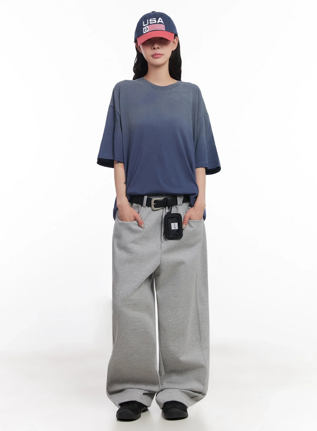 Washed Graphic Cap IC503