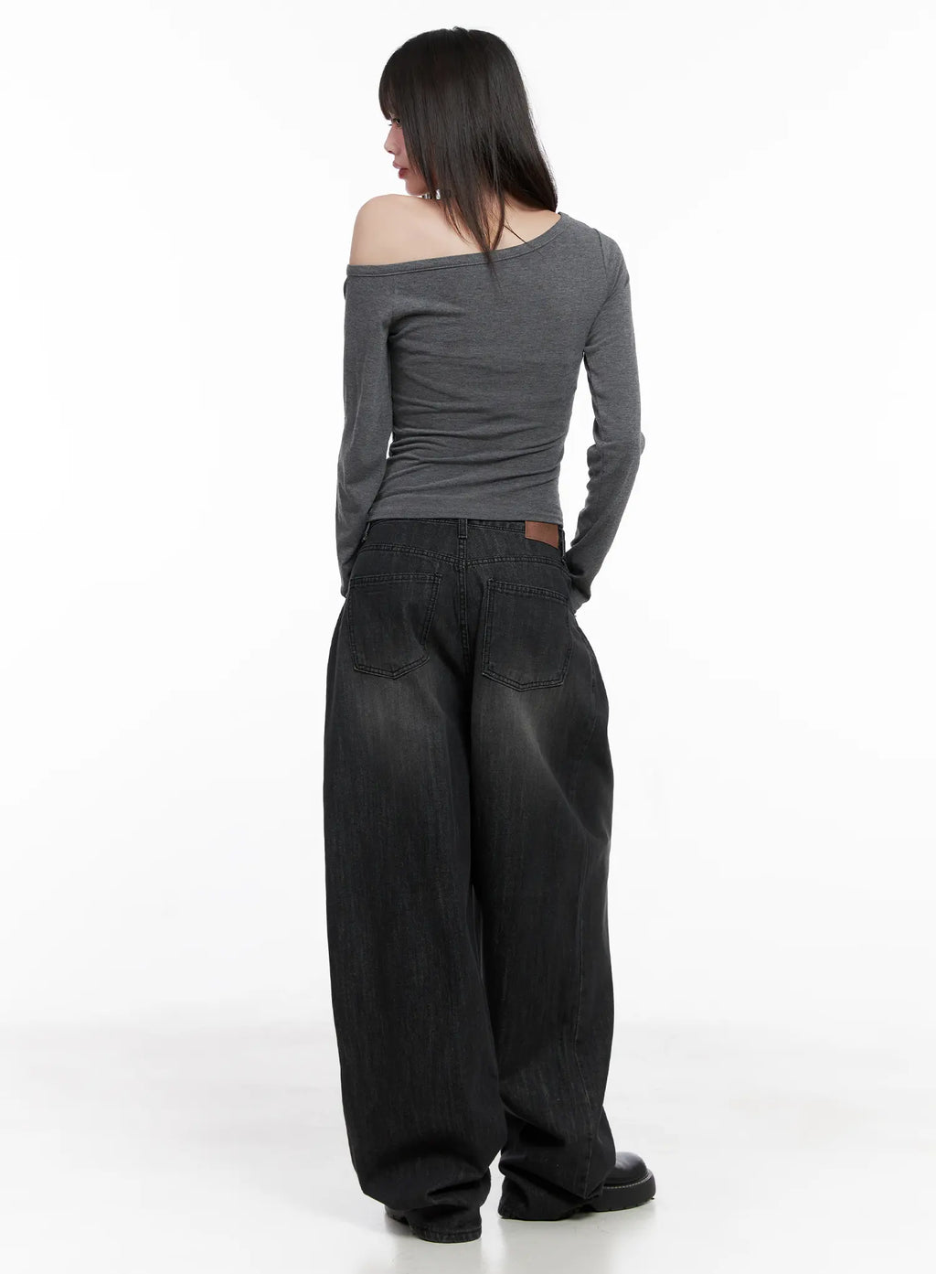 Elen Pintuck Baggy Jeans CG519