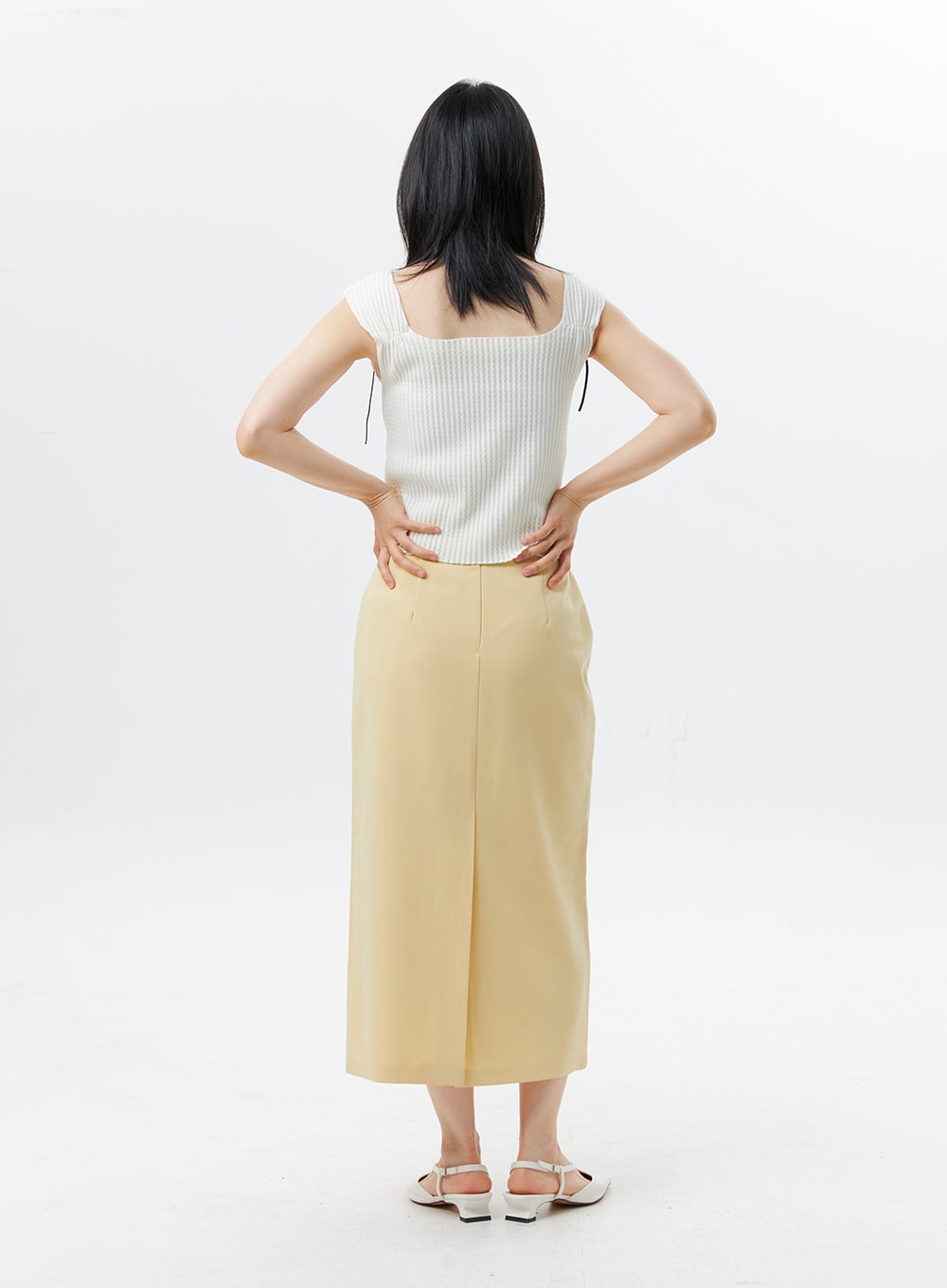 Ribbon Sleeveless Top OL325