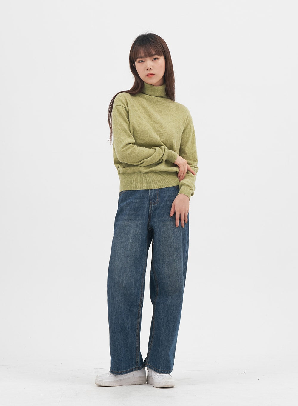 Turtleneck Knit Pullover