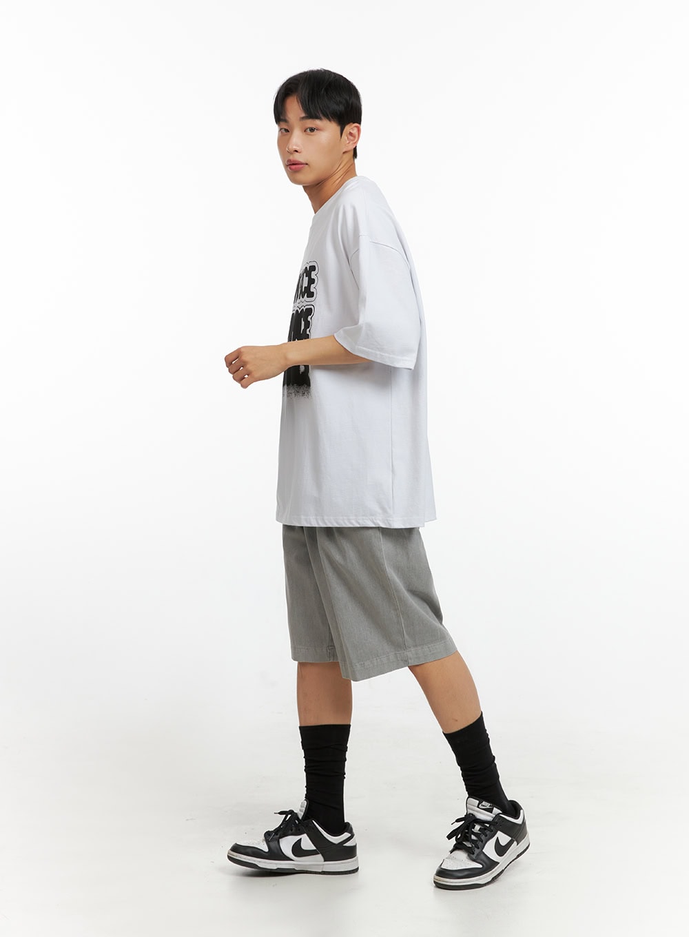 Men's Cotton Graphic T-Shirt IU414