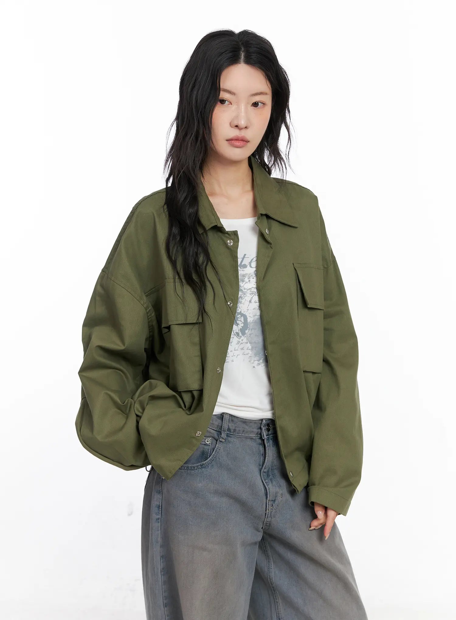 Relaxed-Fit Cargo Jacket CC1809