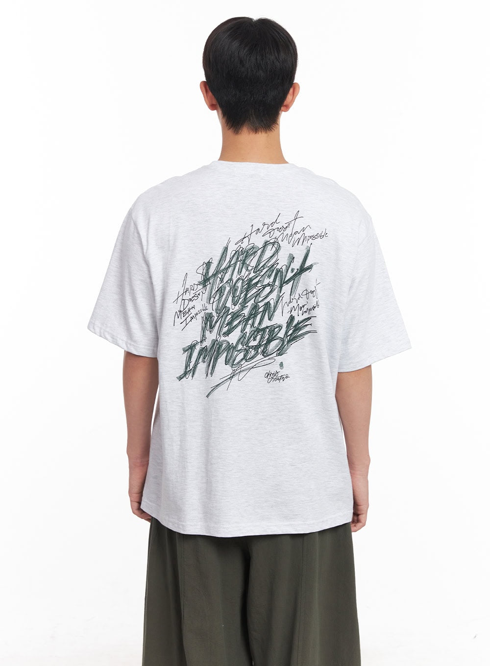 Men's Graffiti Print T-Shirt IY520