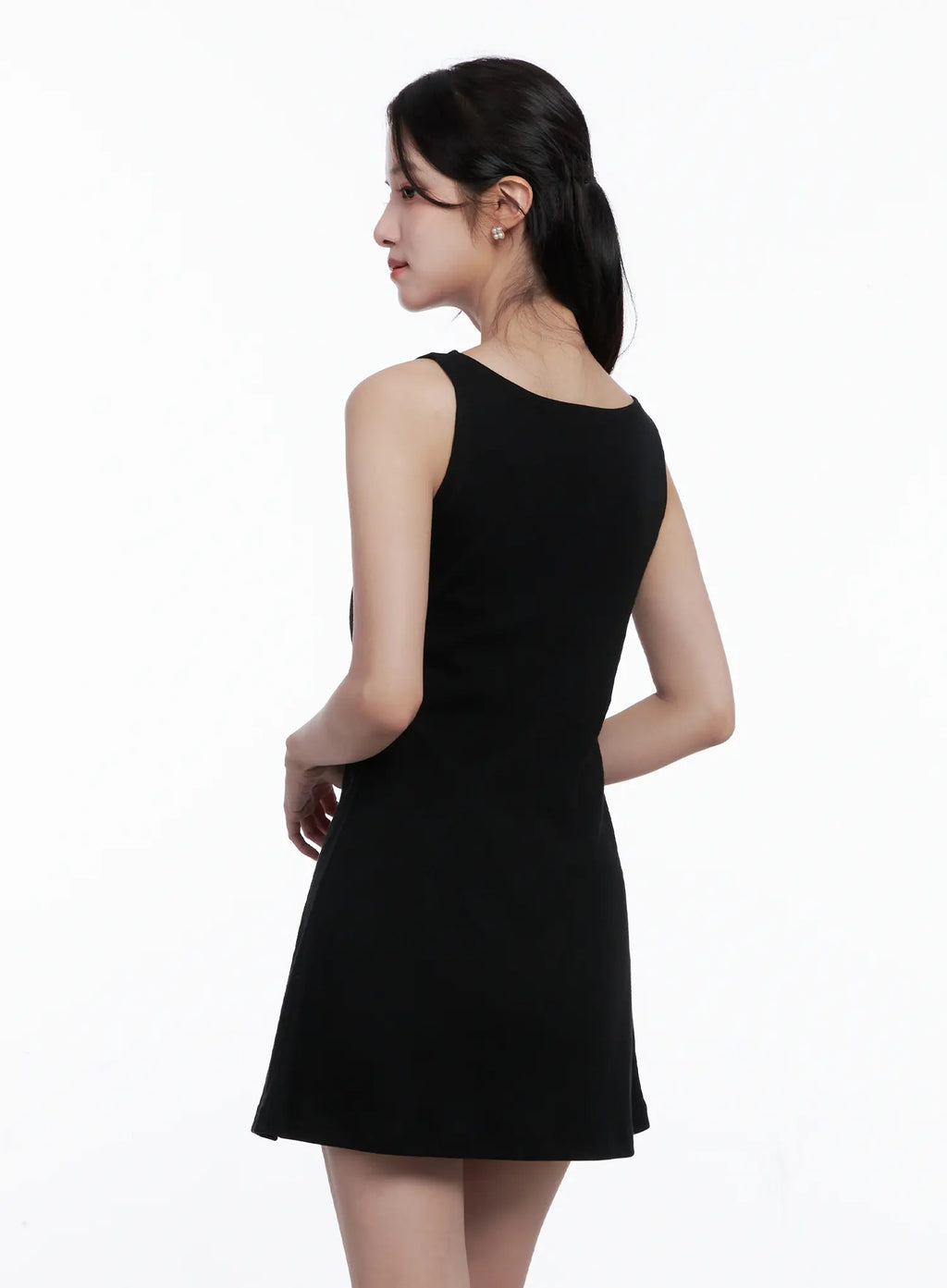 Elegant Sleeveless Mini Dress CS519