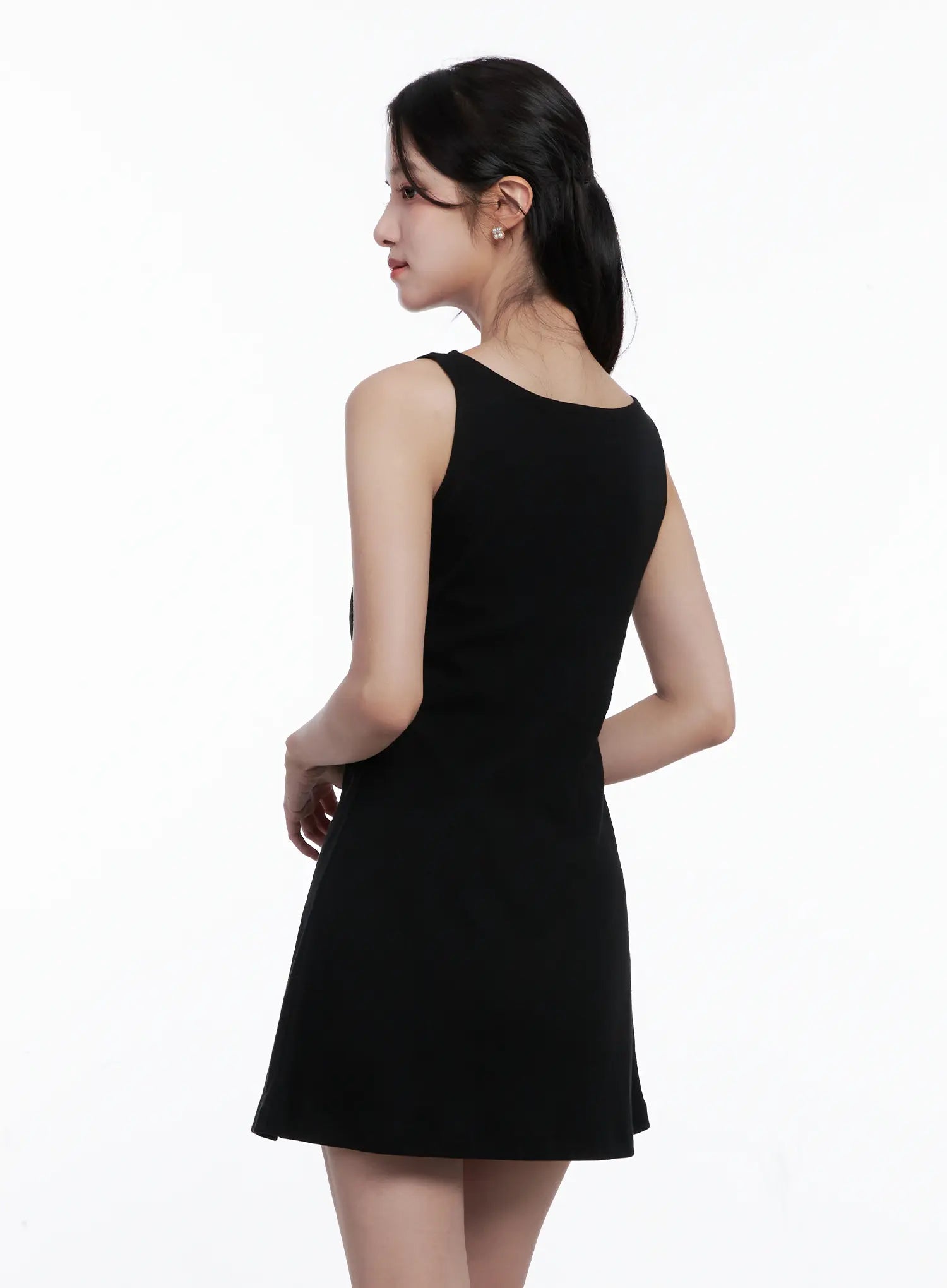 Elegant Sleeveless Mini Dress CS519