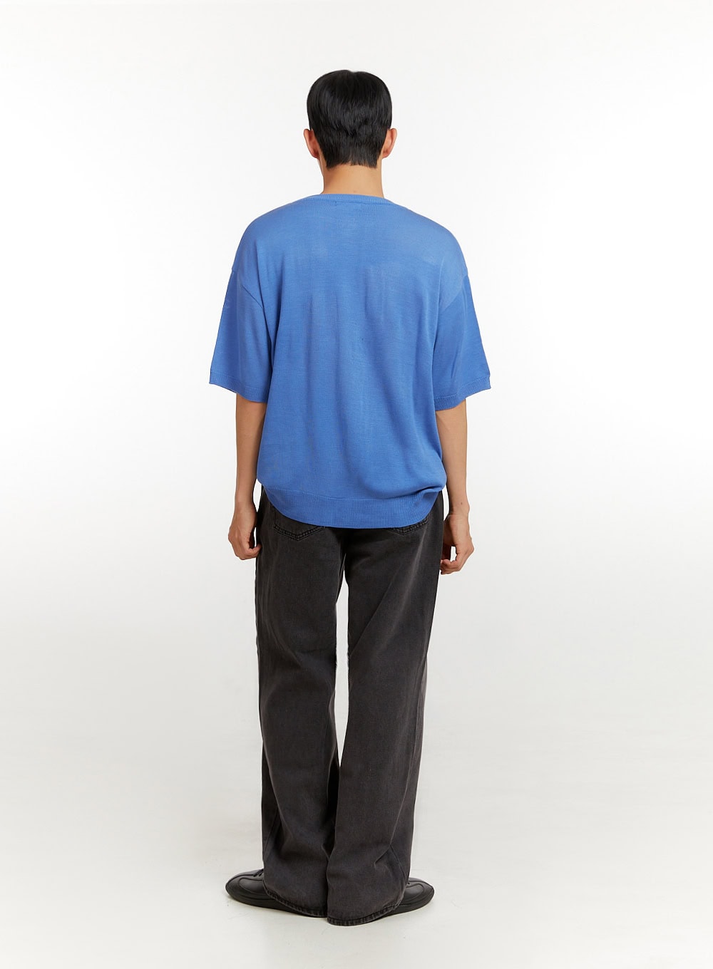 Men's Button Knit Shirt IU426