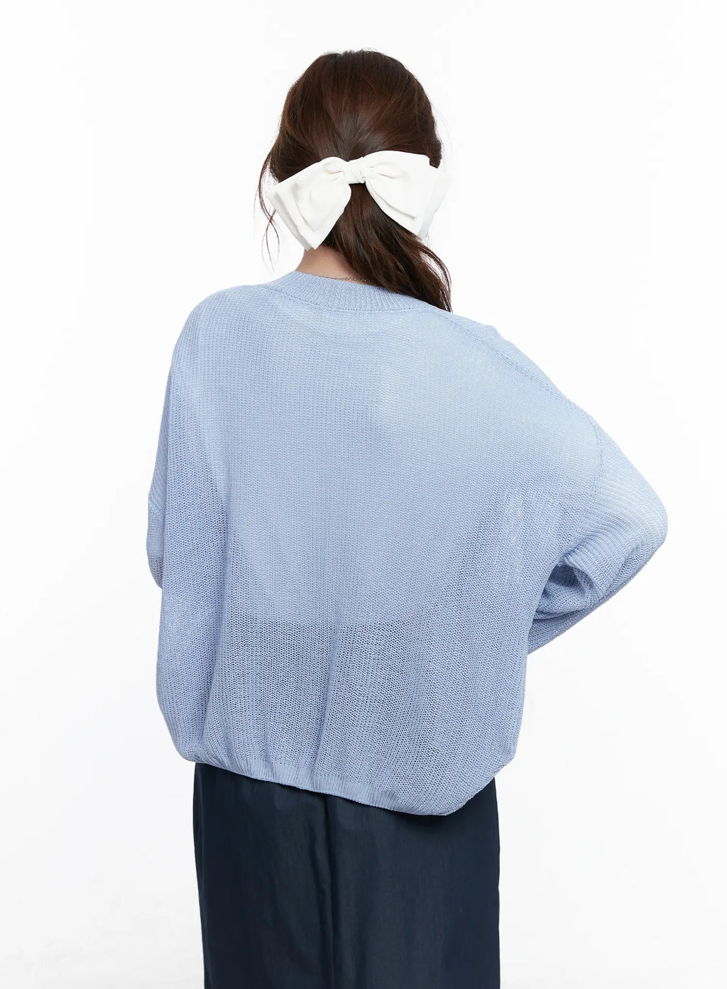 Sheer Loose-Fit Cardigan CG521