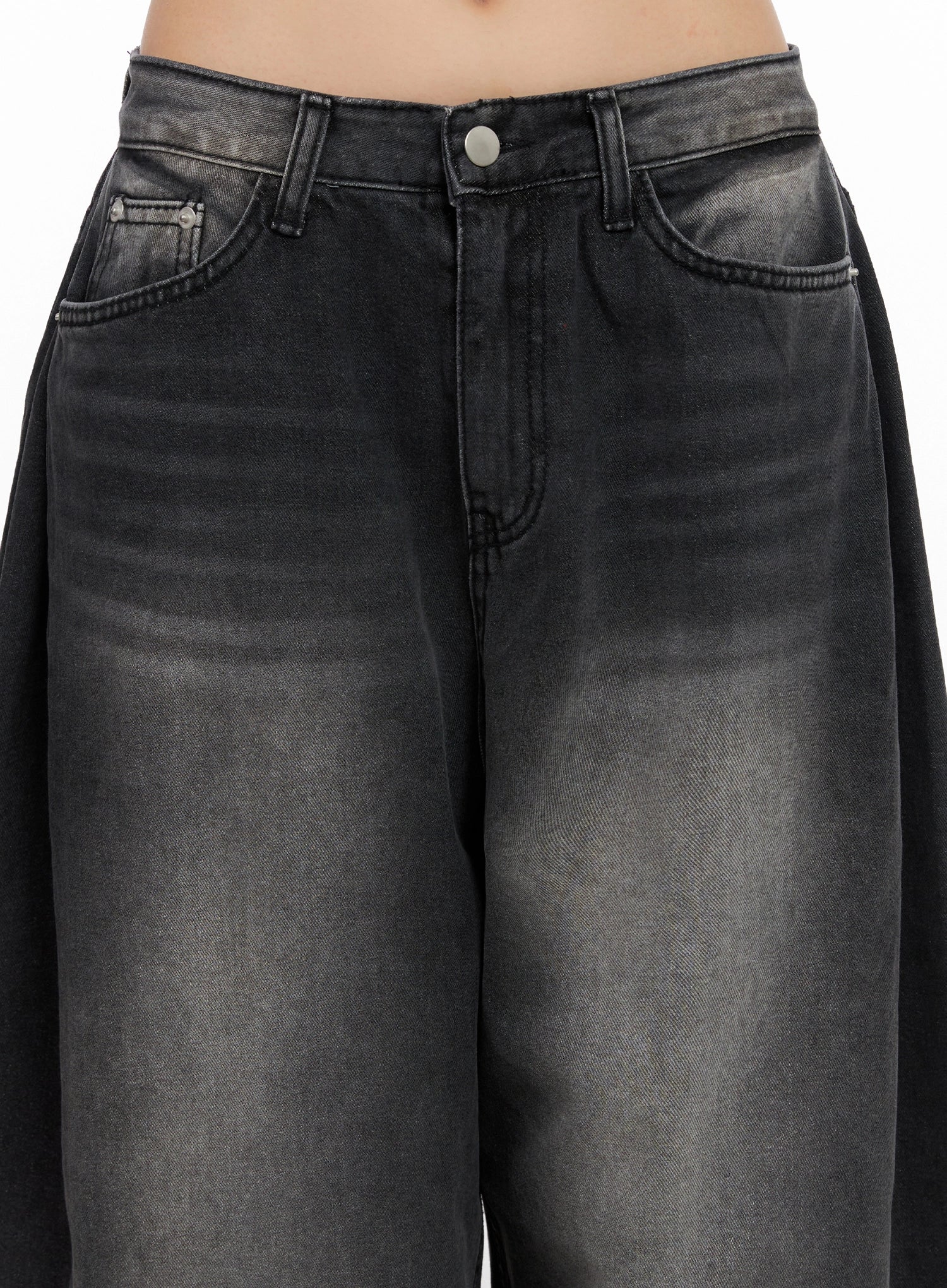 Ayra Dark Washed Baggy Jeans IS508