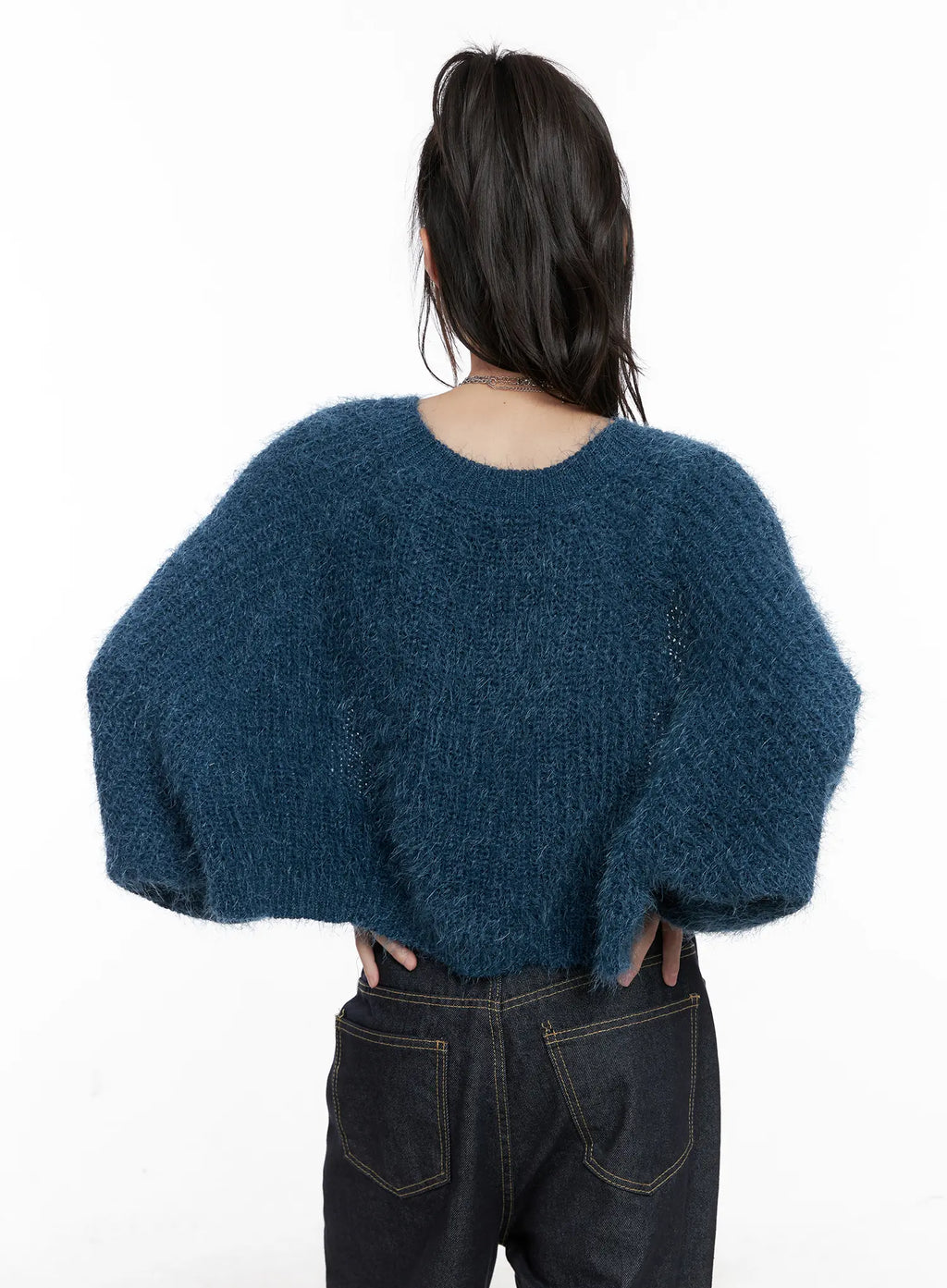 Fluffy Bolero Knit Cardigan CG518