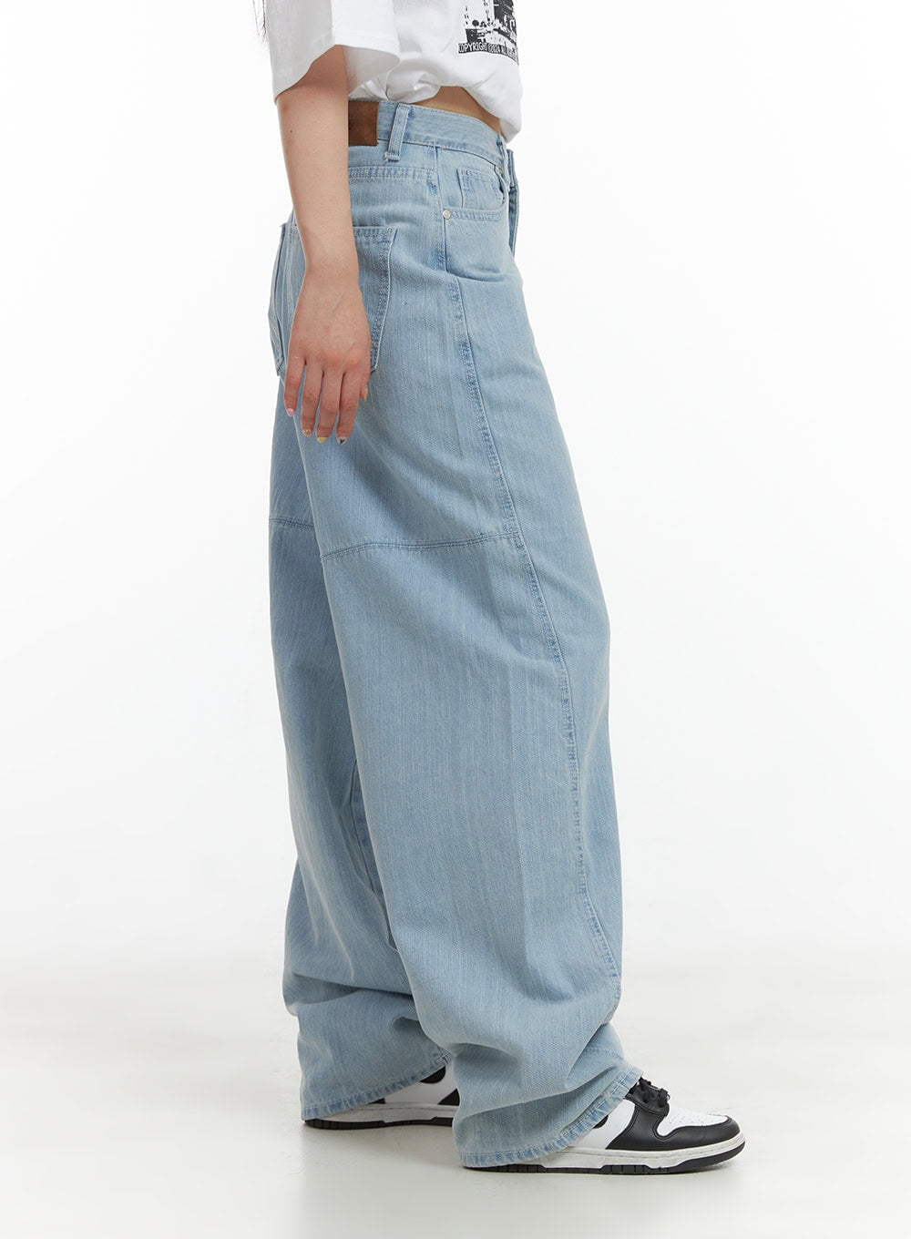 Low Rise Wide Fit Baggy Jeans CL422