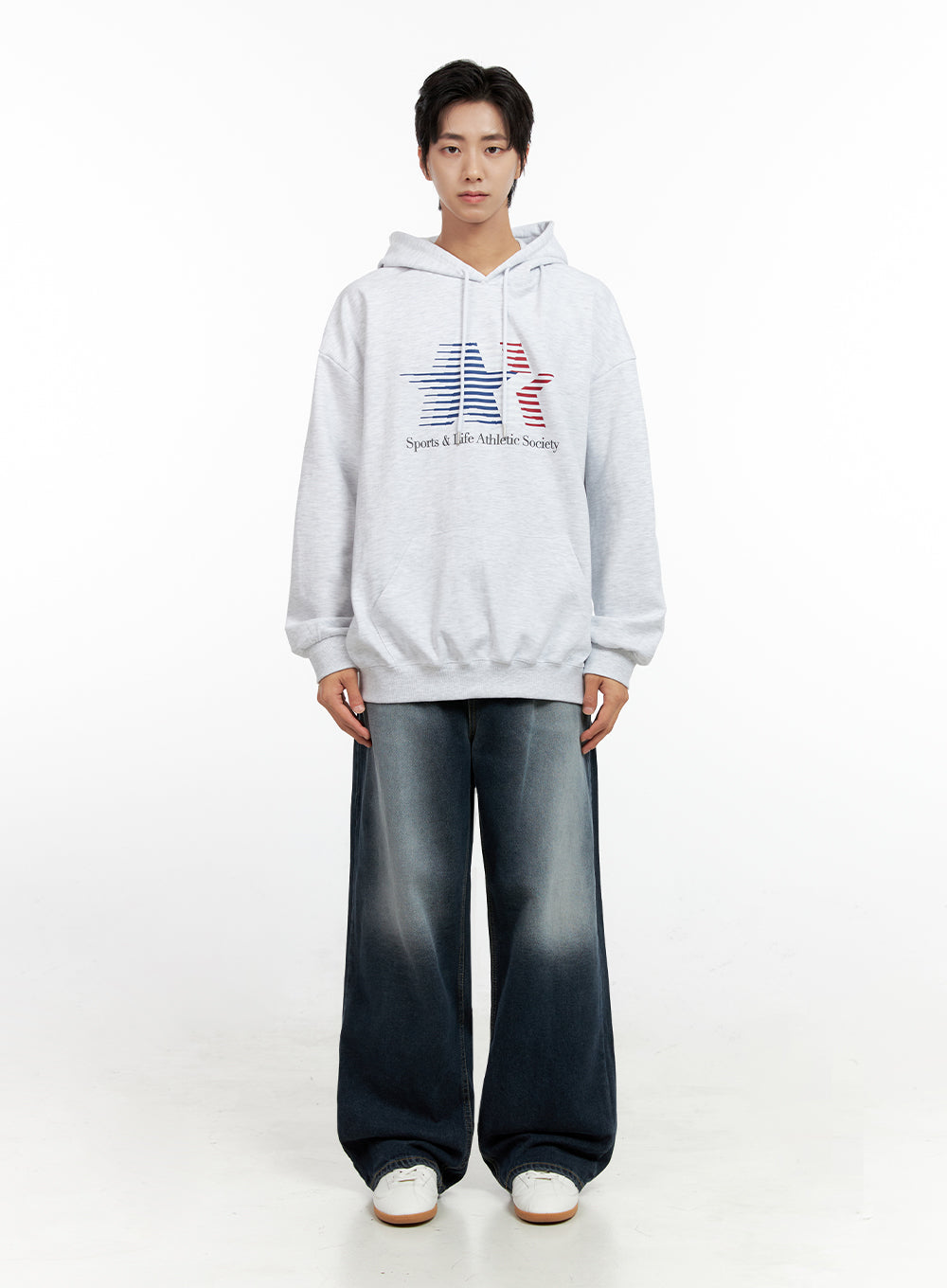 Men's Washed Denim Jeans IN411