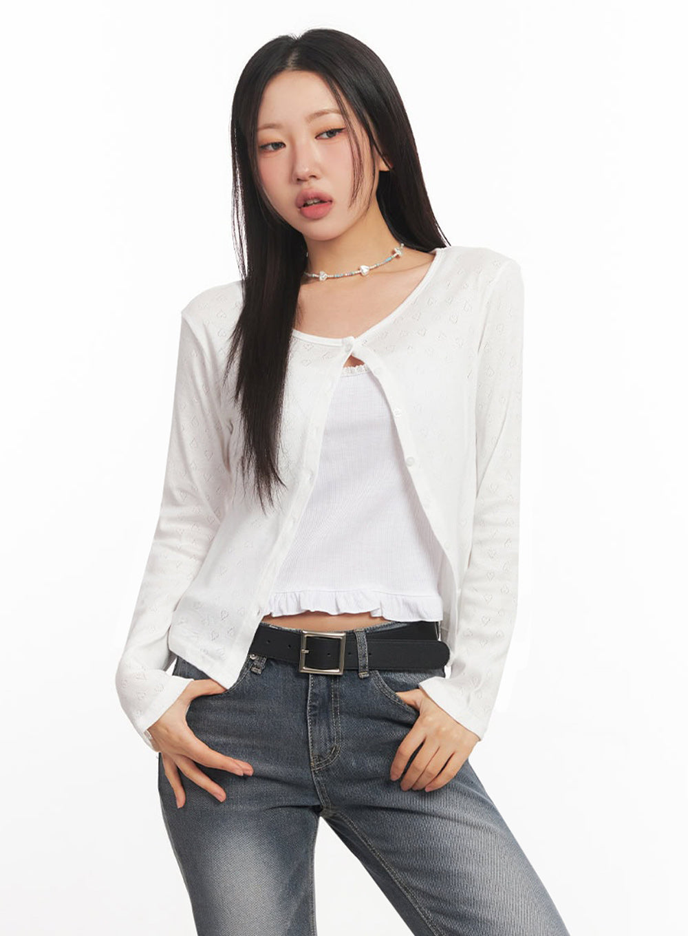 Blossom Buttoned Cardigan IA524