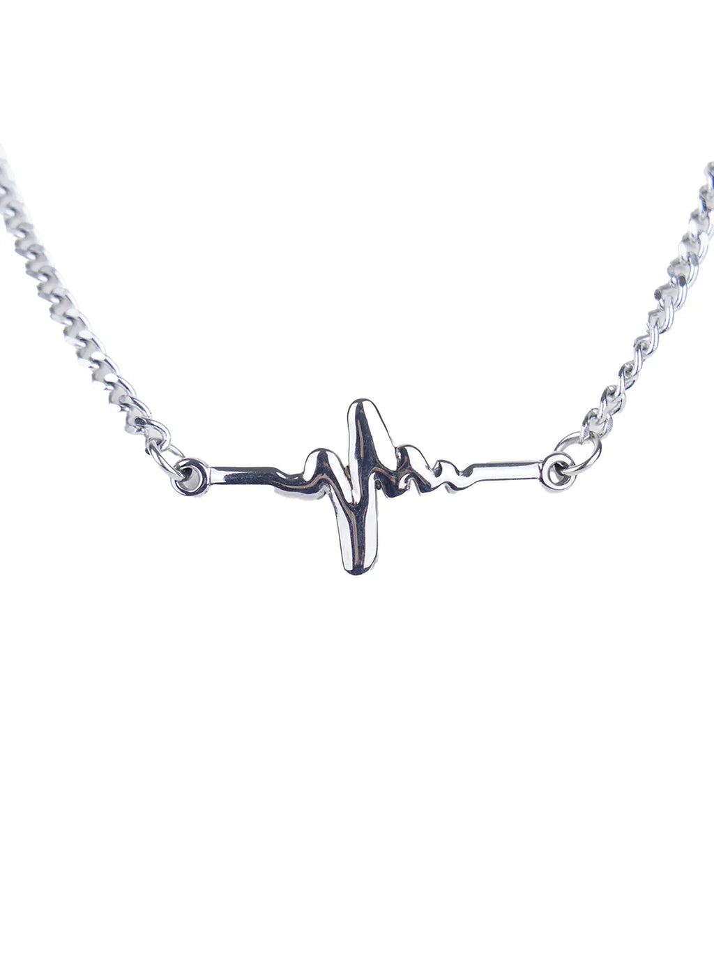 Heartbeat Pulse Line Necklace CL522